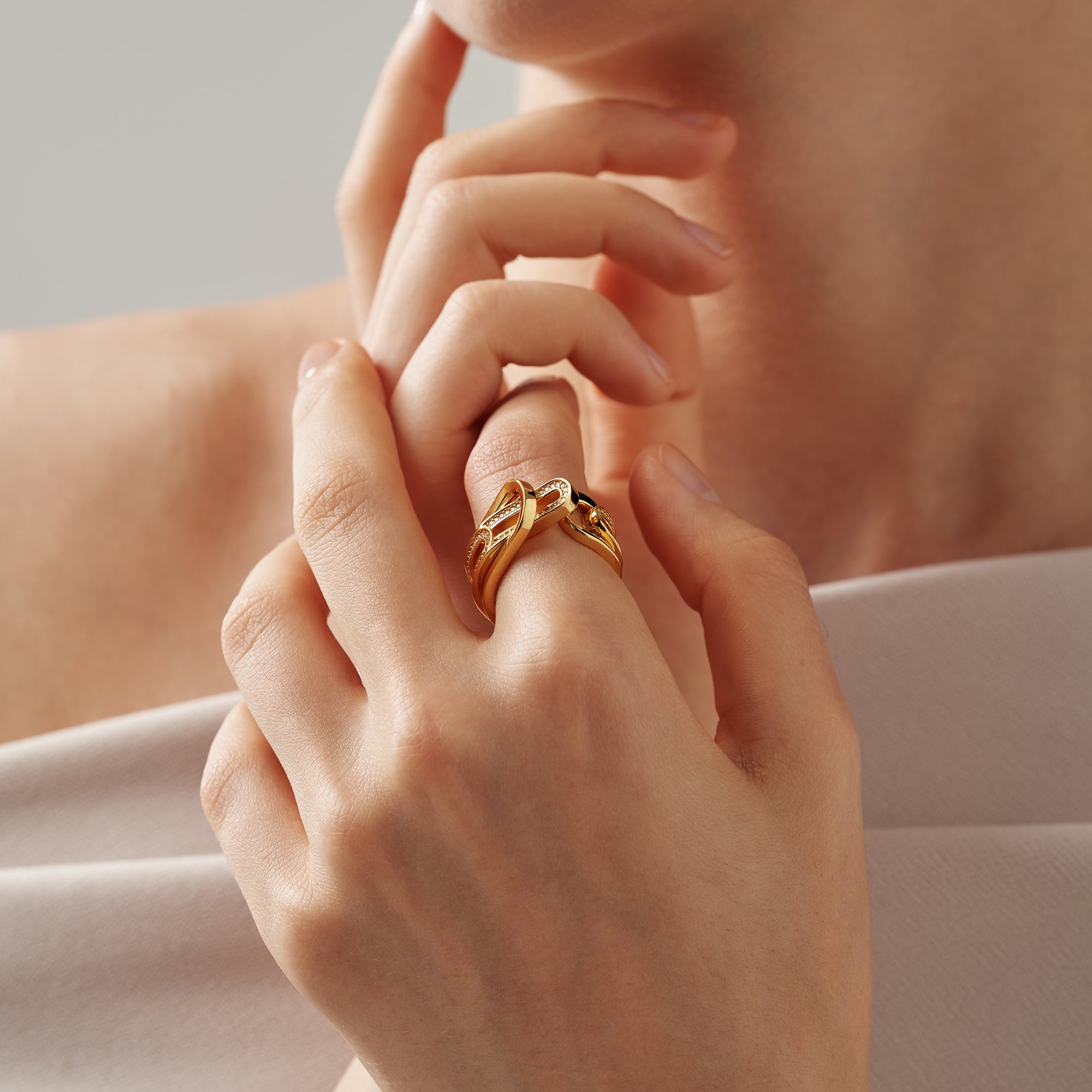 Budding Flower Ring Set