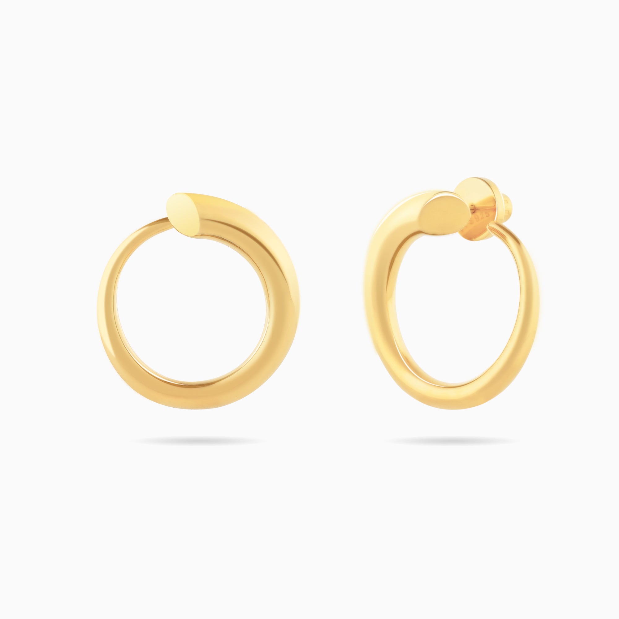 Graduated Hoop Earrings