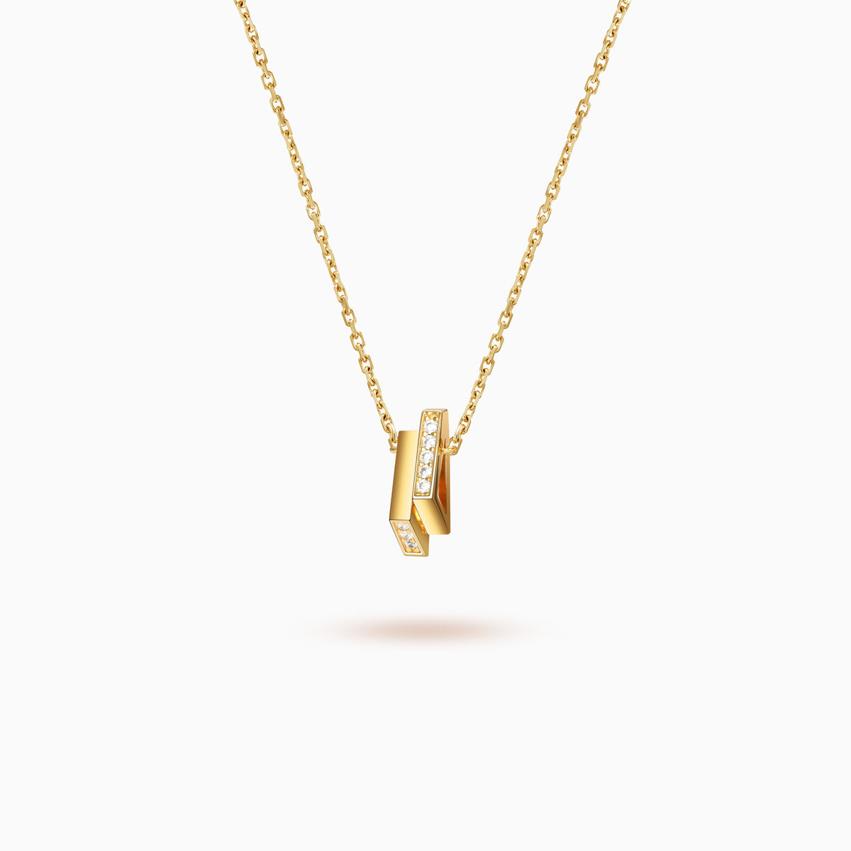 ネックレス・ペンダント Mini Inverted Triangle Pendant Necklace #3795 Small Inverted Triangle Necklace – Loralyn Designs