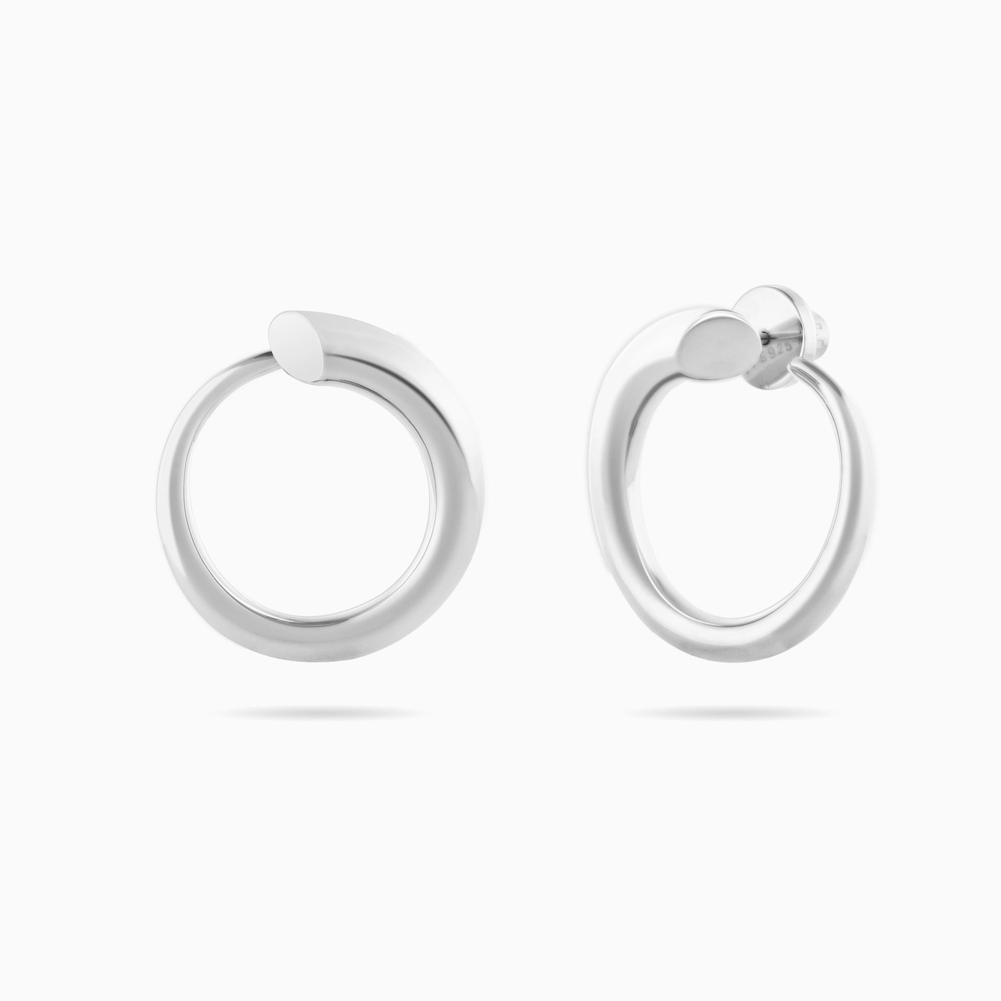 Graduated Hoop Earrings