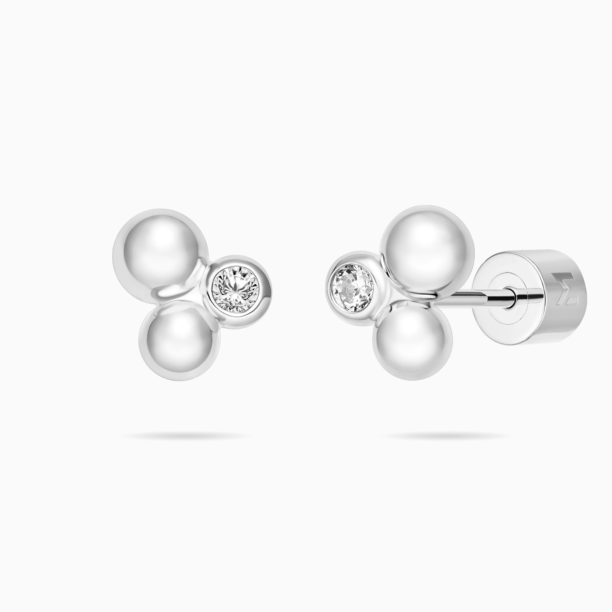 Bubble Cluster Stud Earrings
