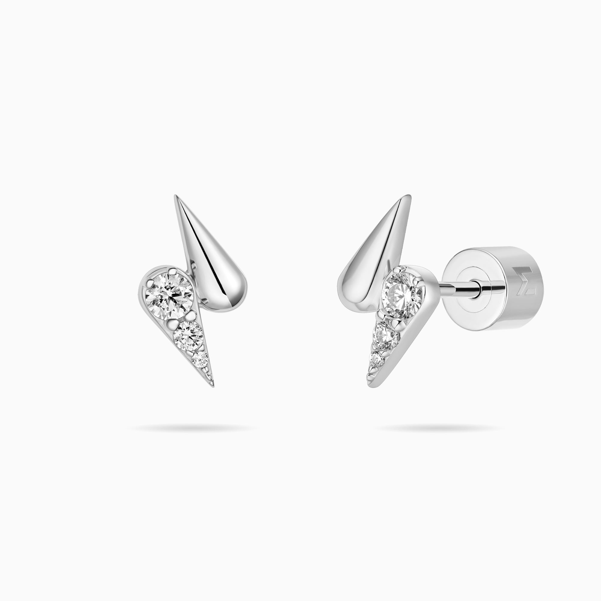 Double Waterdrop Stud Earrings