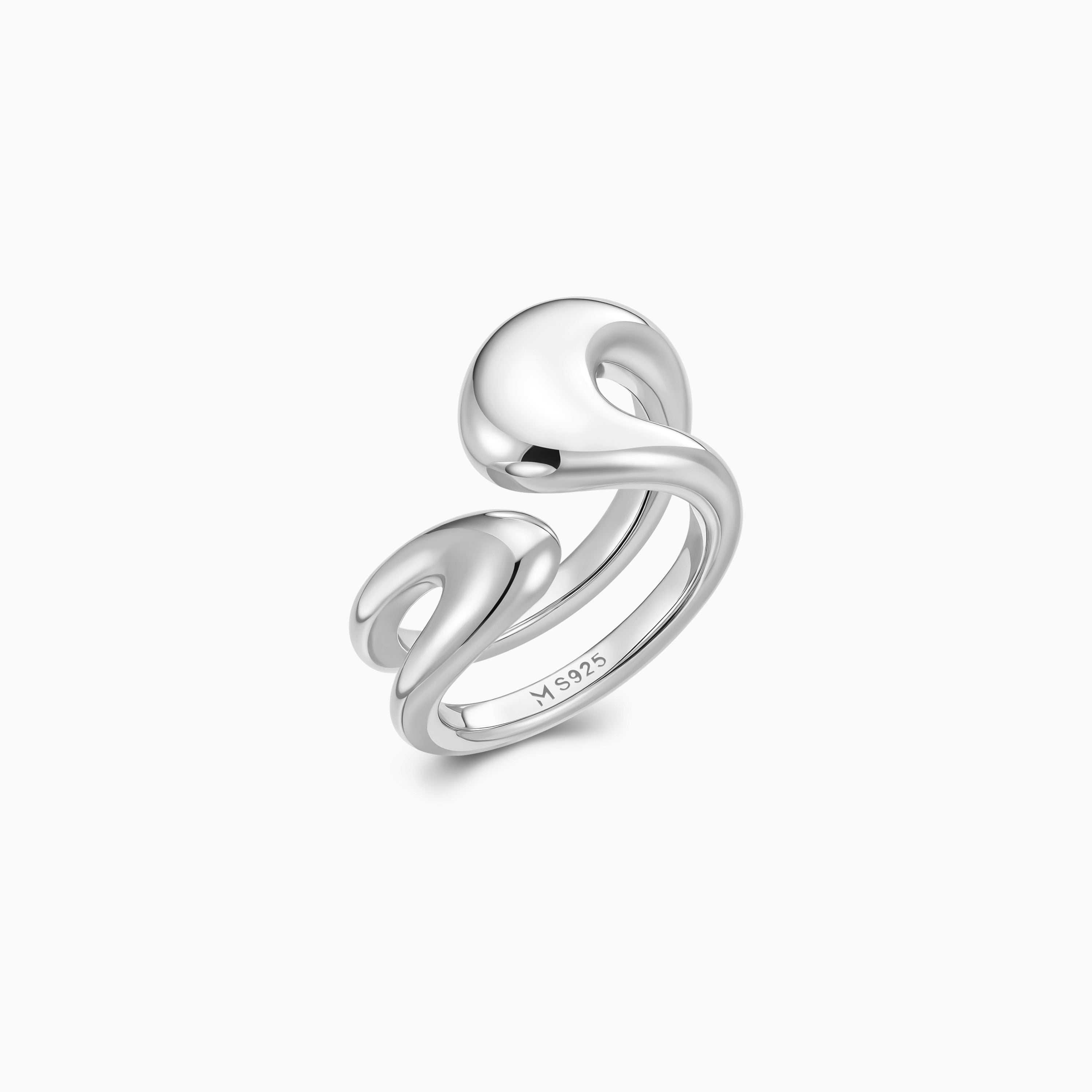 Double Band Open Ring