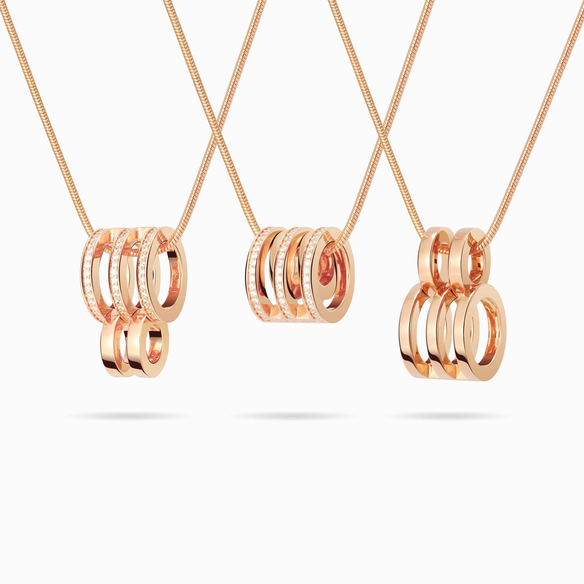 Kinetic Multi Hoop Necklace