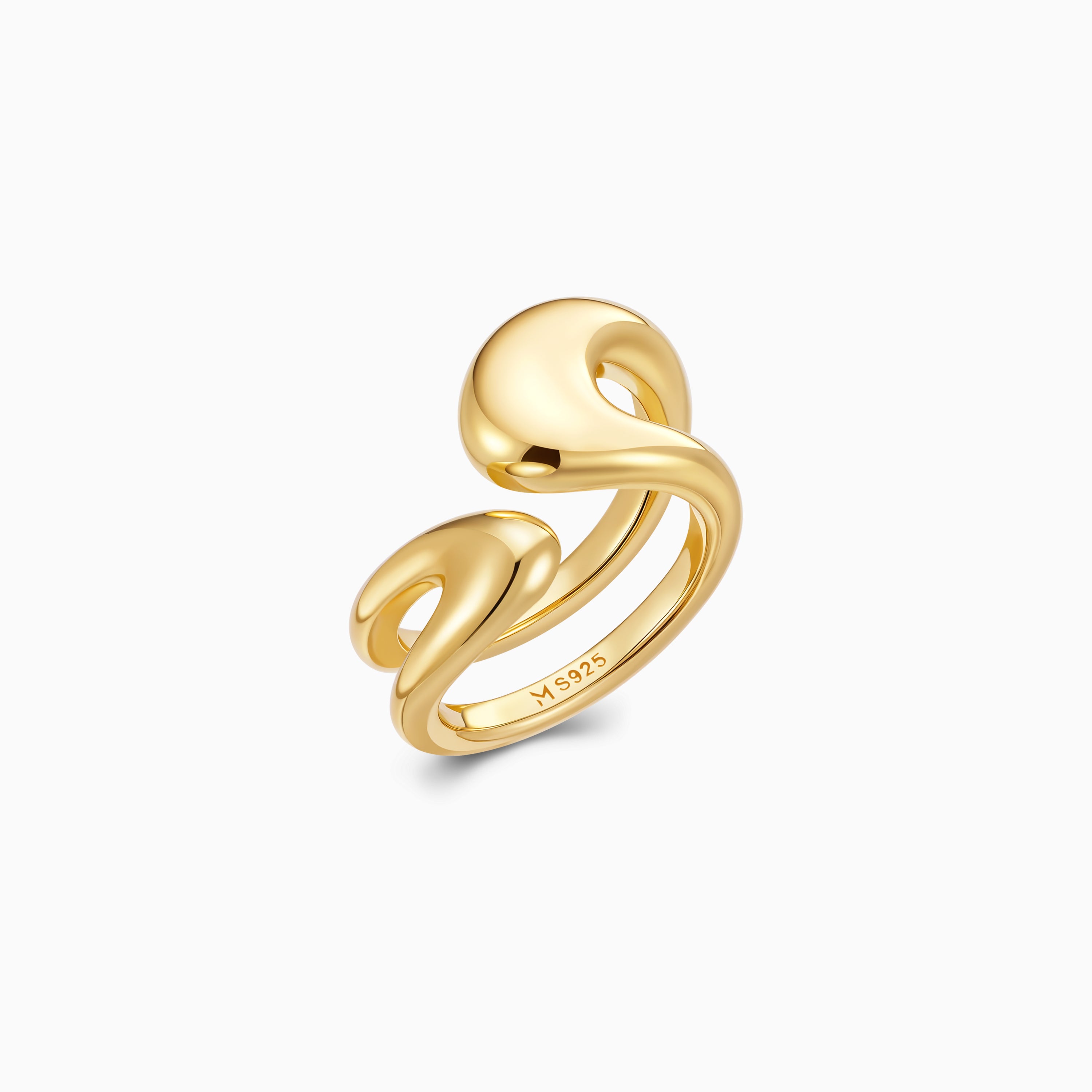 Double Band Open Ring – Meulien