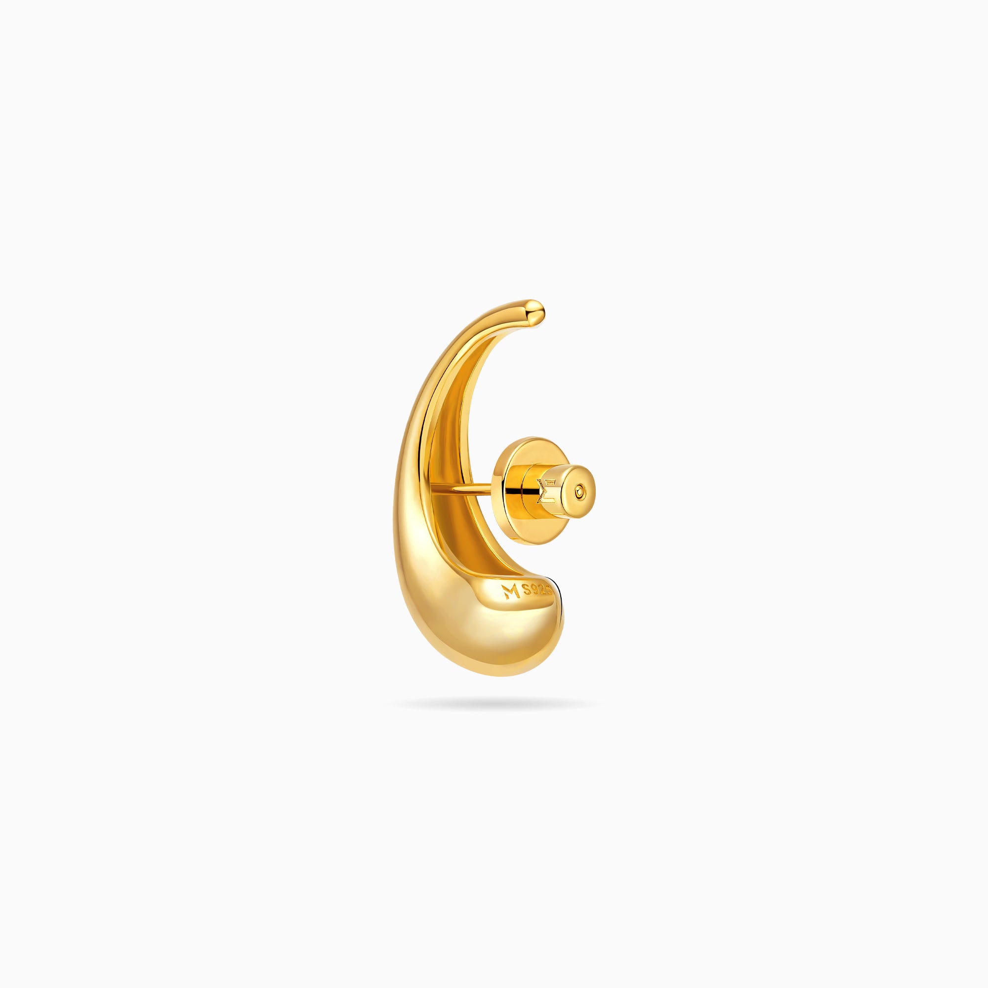 Abstract Curved Waterdrop Earrings