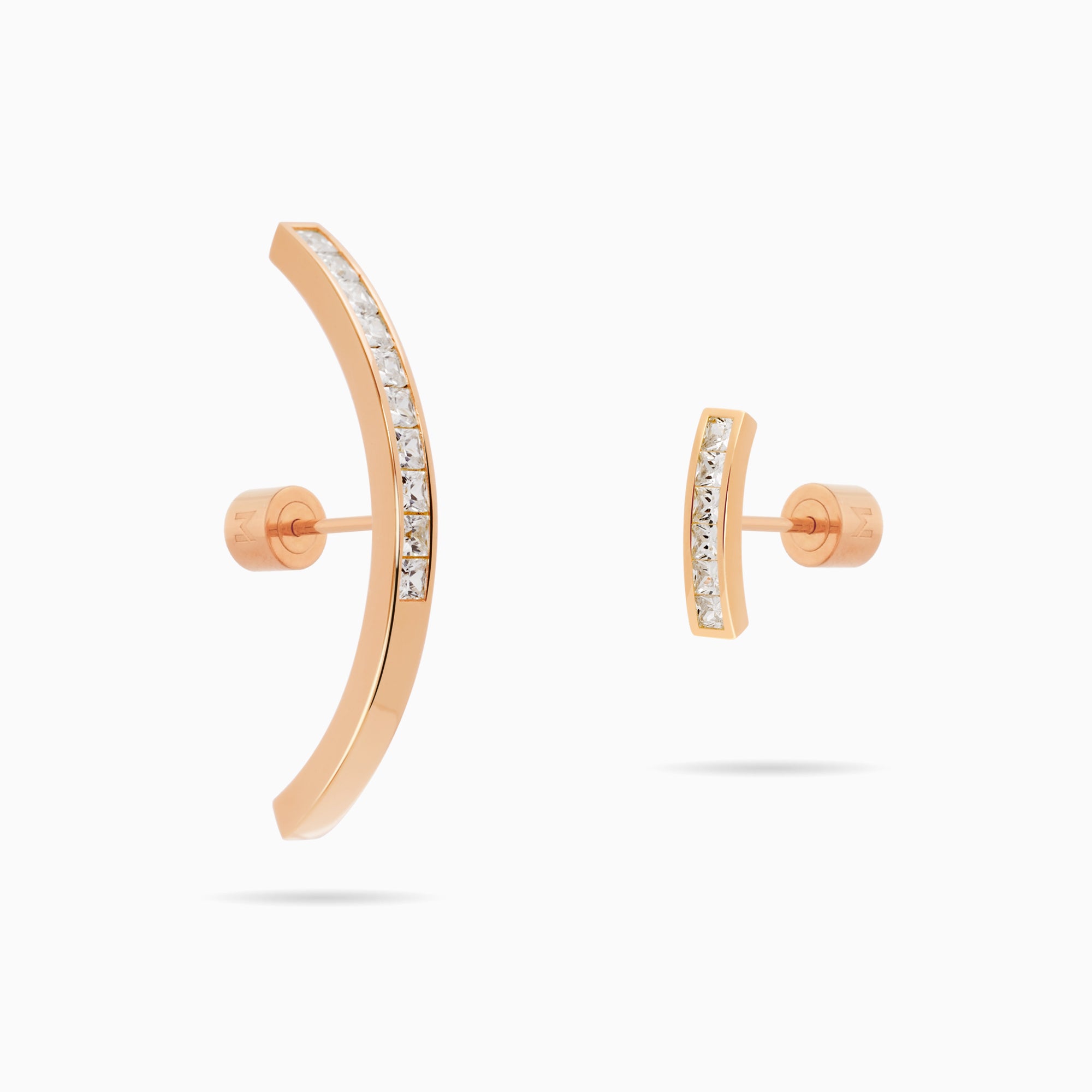 Mismatched Arc Earrings