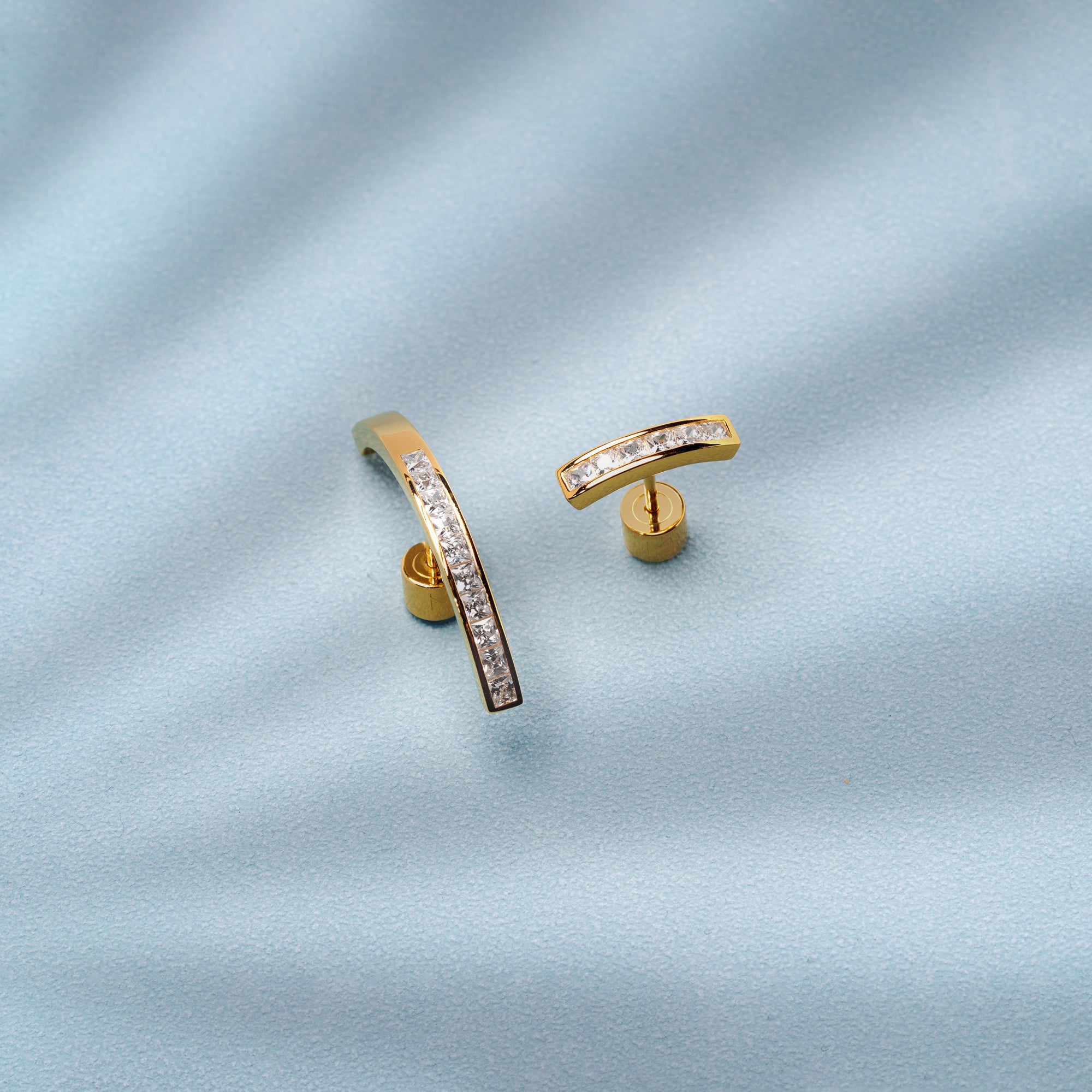 Mismatched Arc Earrings