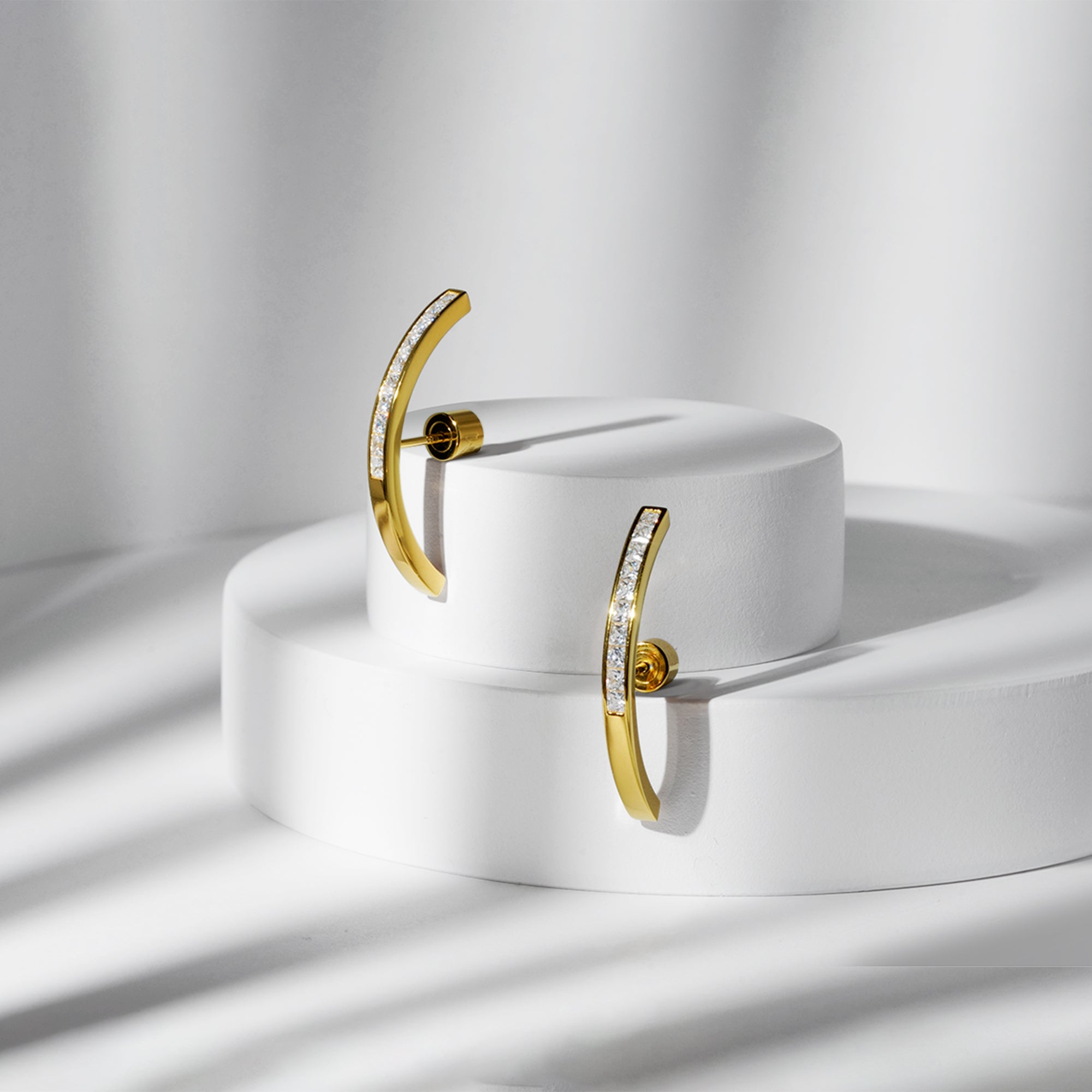 Mismatched Arc Earrings