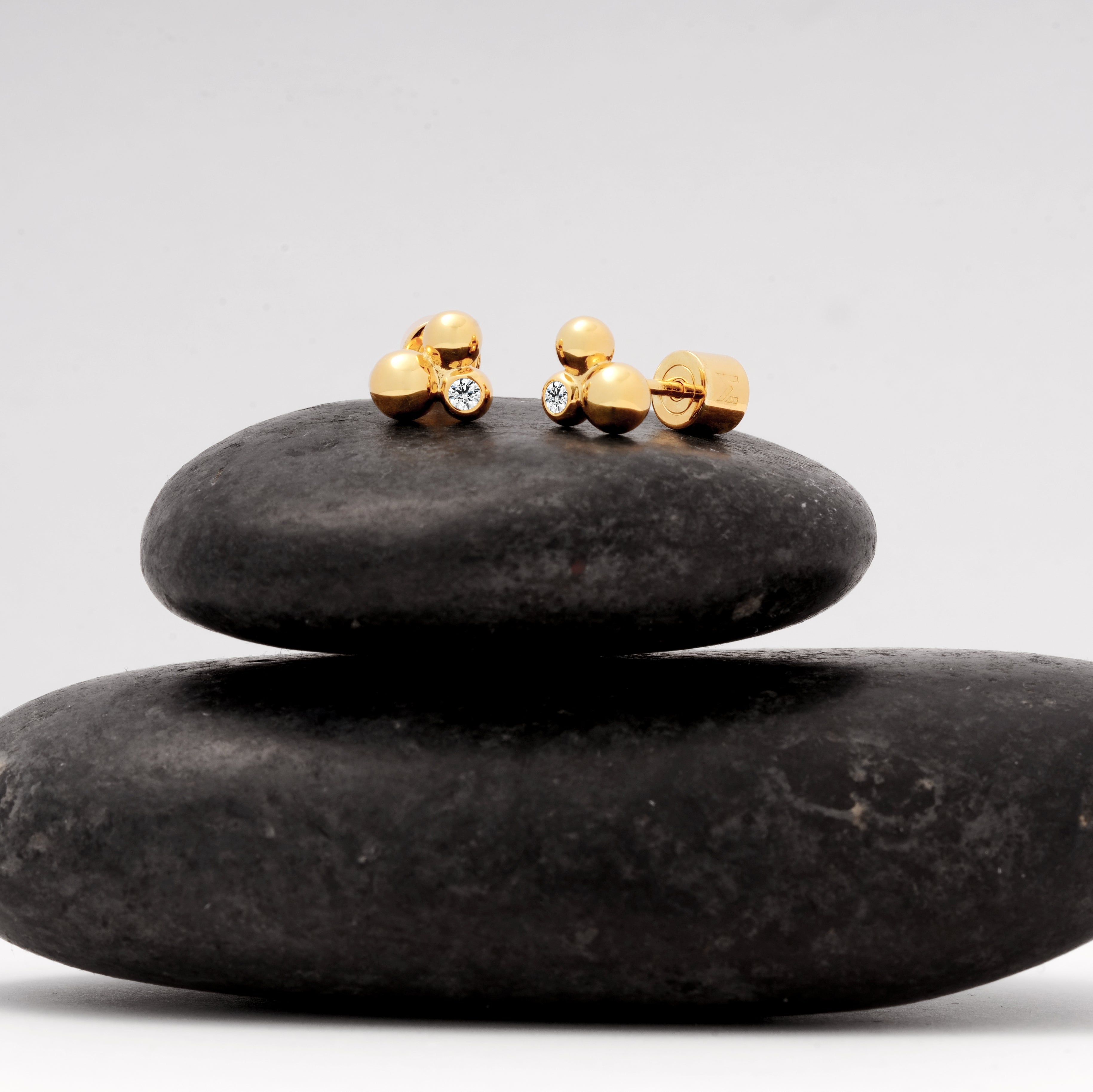 Bubble Cluster Stud Earrings