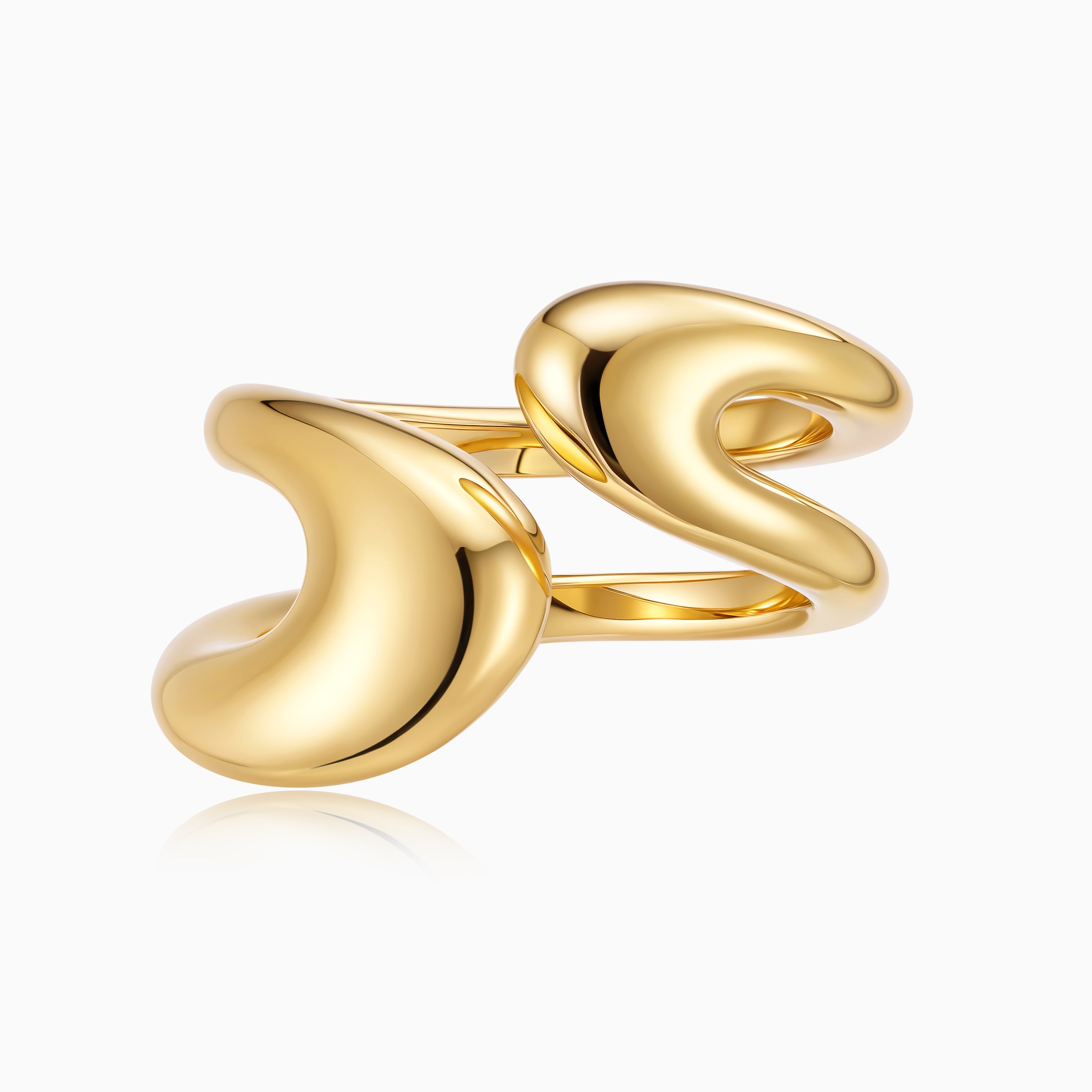 Double Band Open Ring