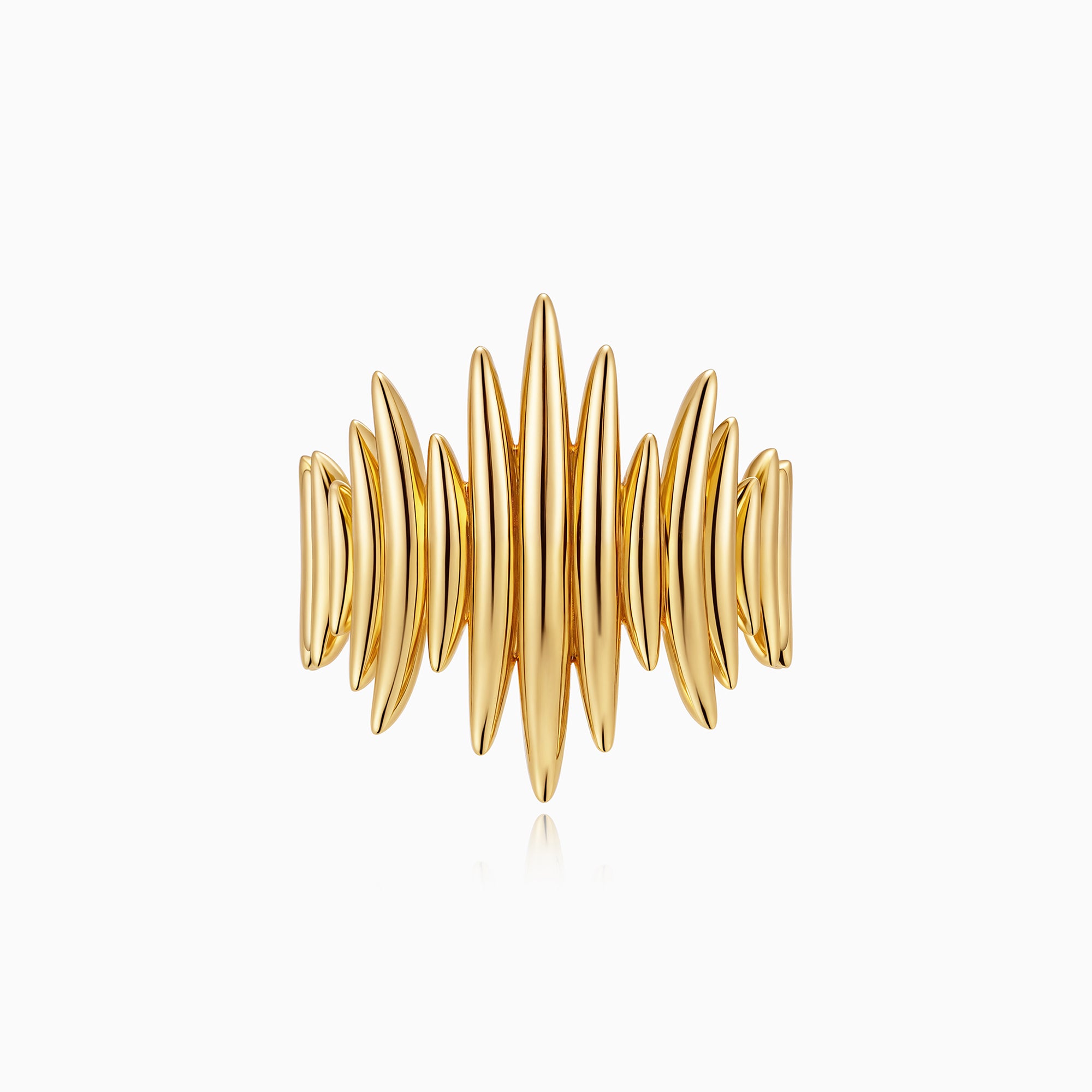 Undulating Spike Ring