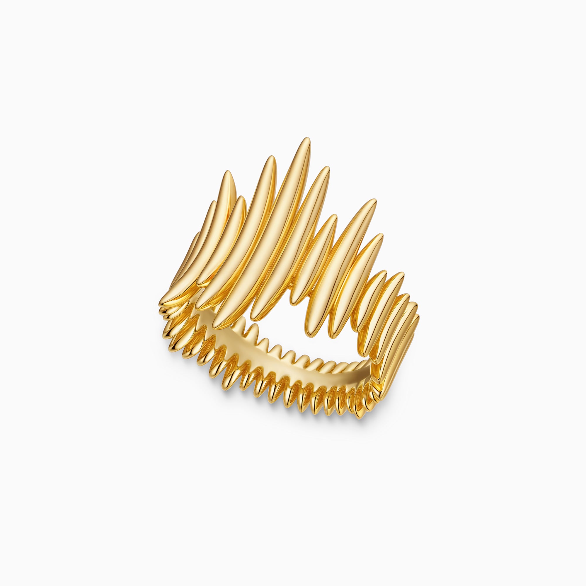 Undulating Spike Ring