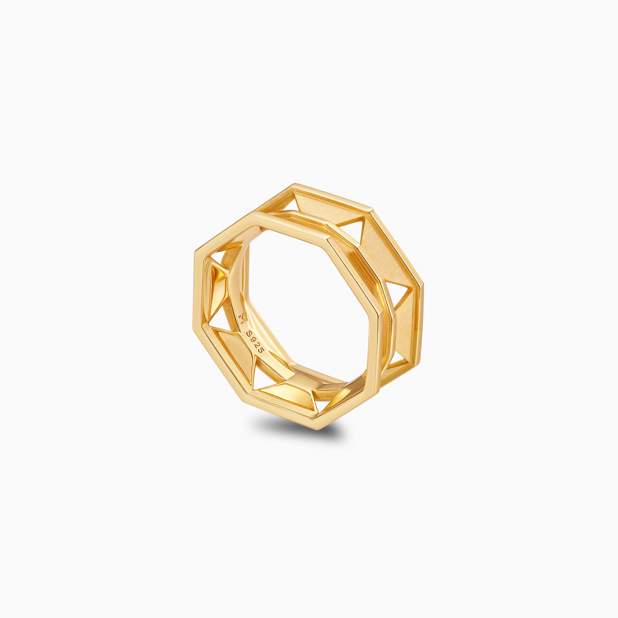 Chunky Hexagon Ring