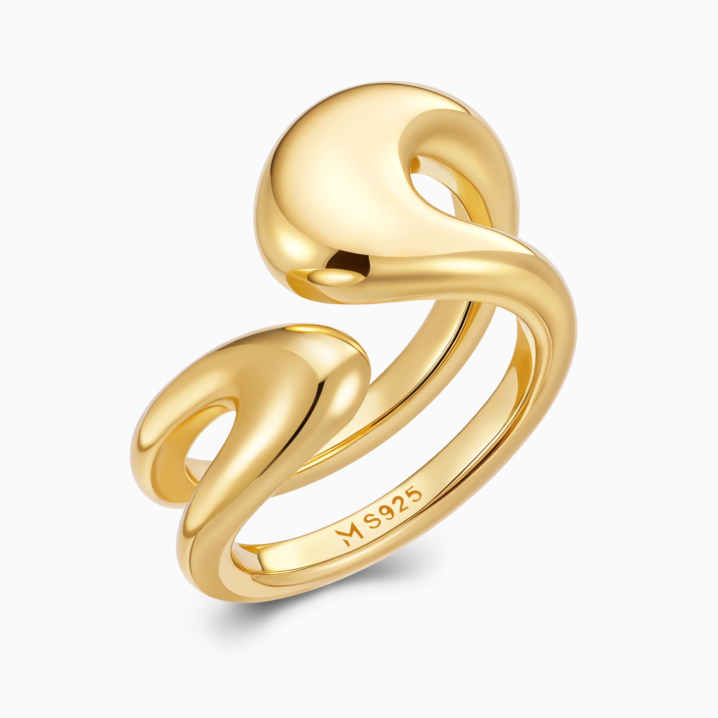 Double Band Open Ring
