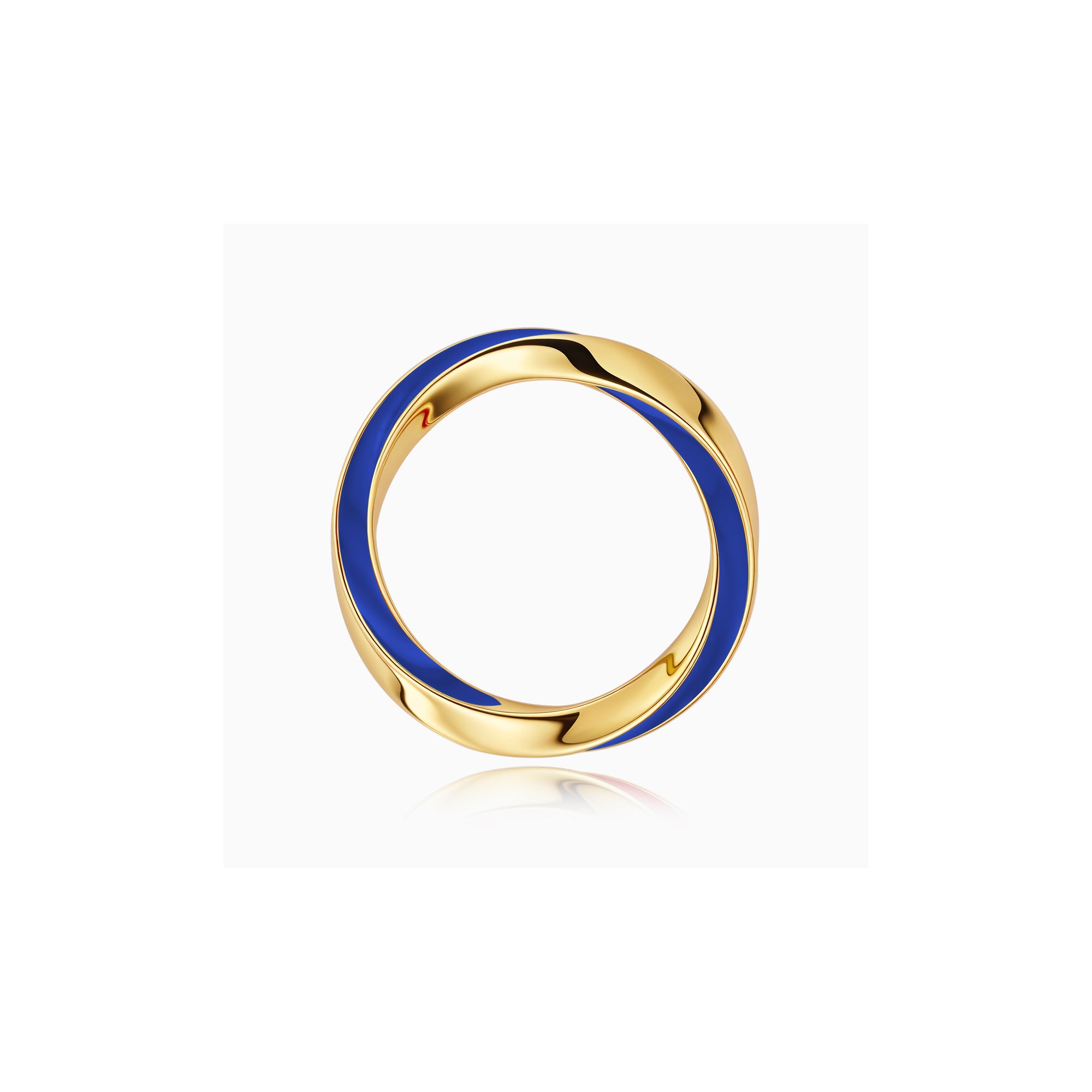 Infinity Twist Enamel Ring