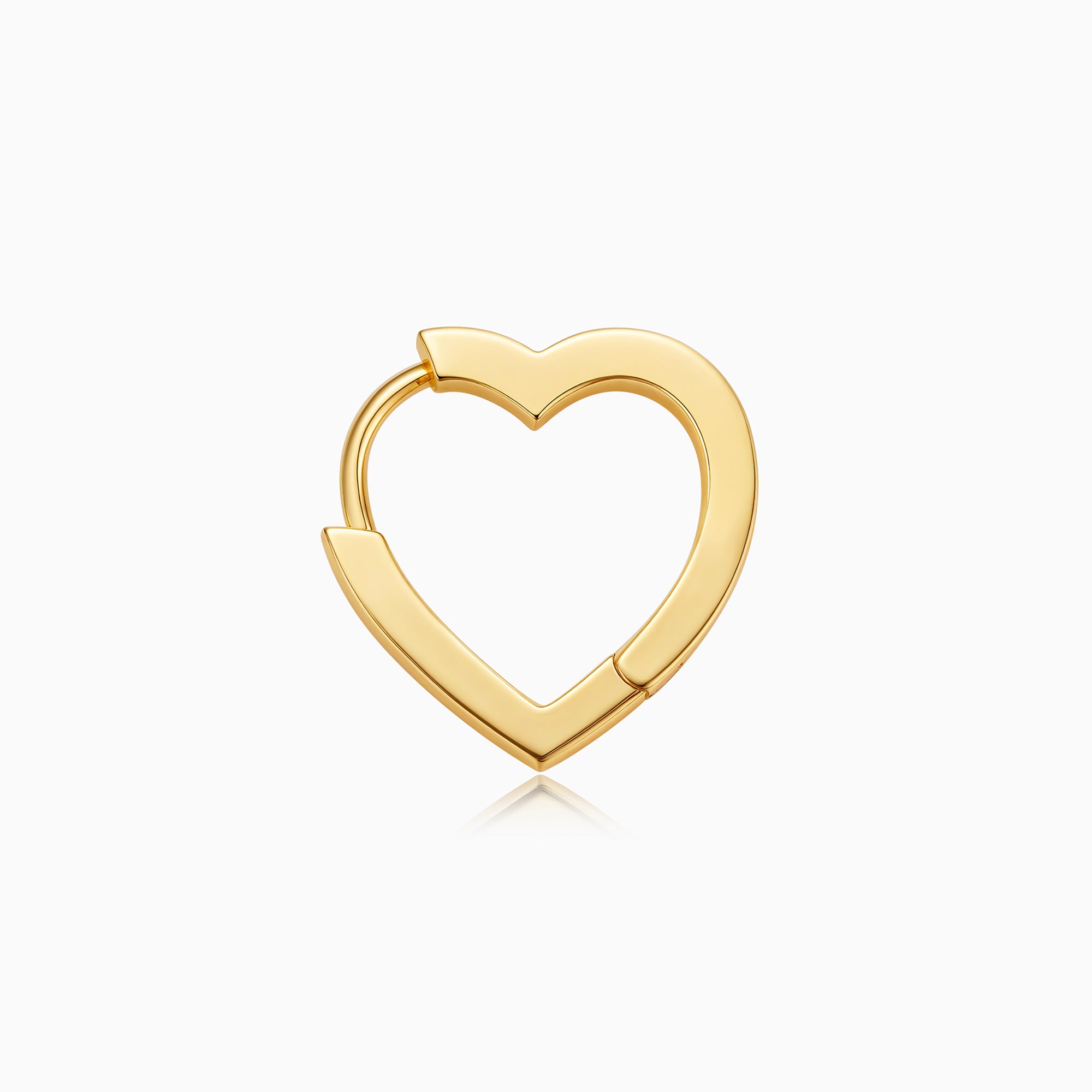 Heart Small Hoop Earrings