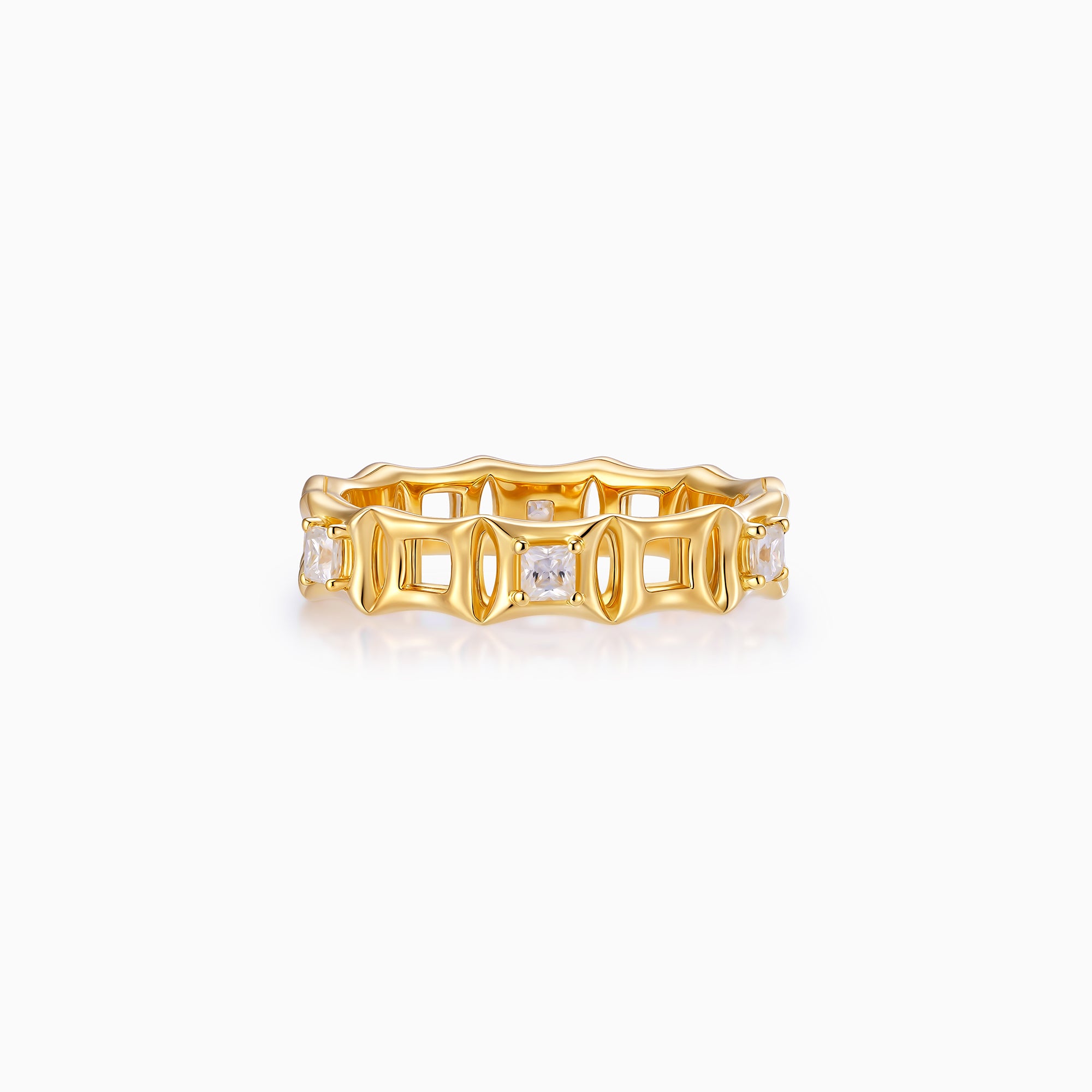 Carved Pattern Ring