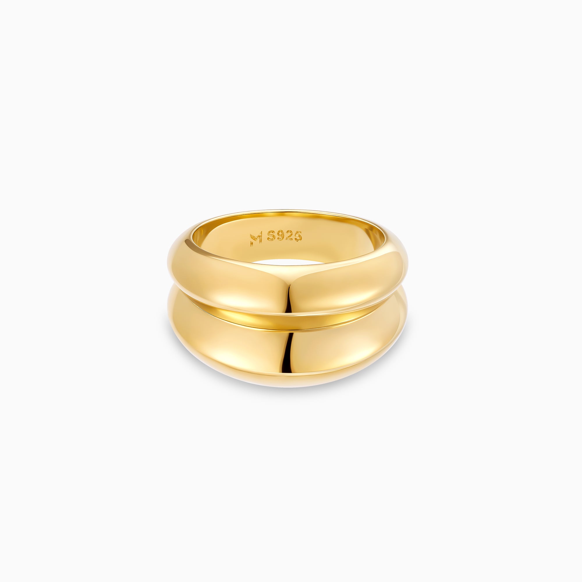 Double Ripple Ring