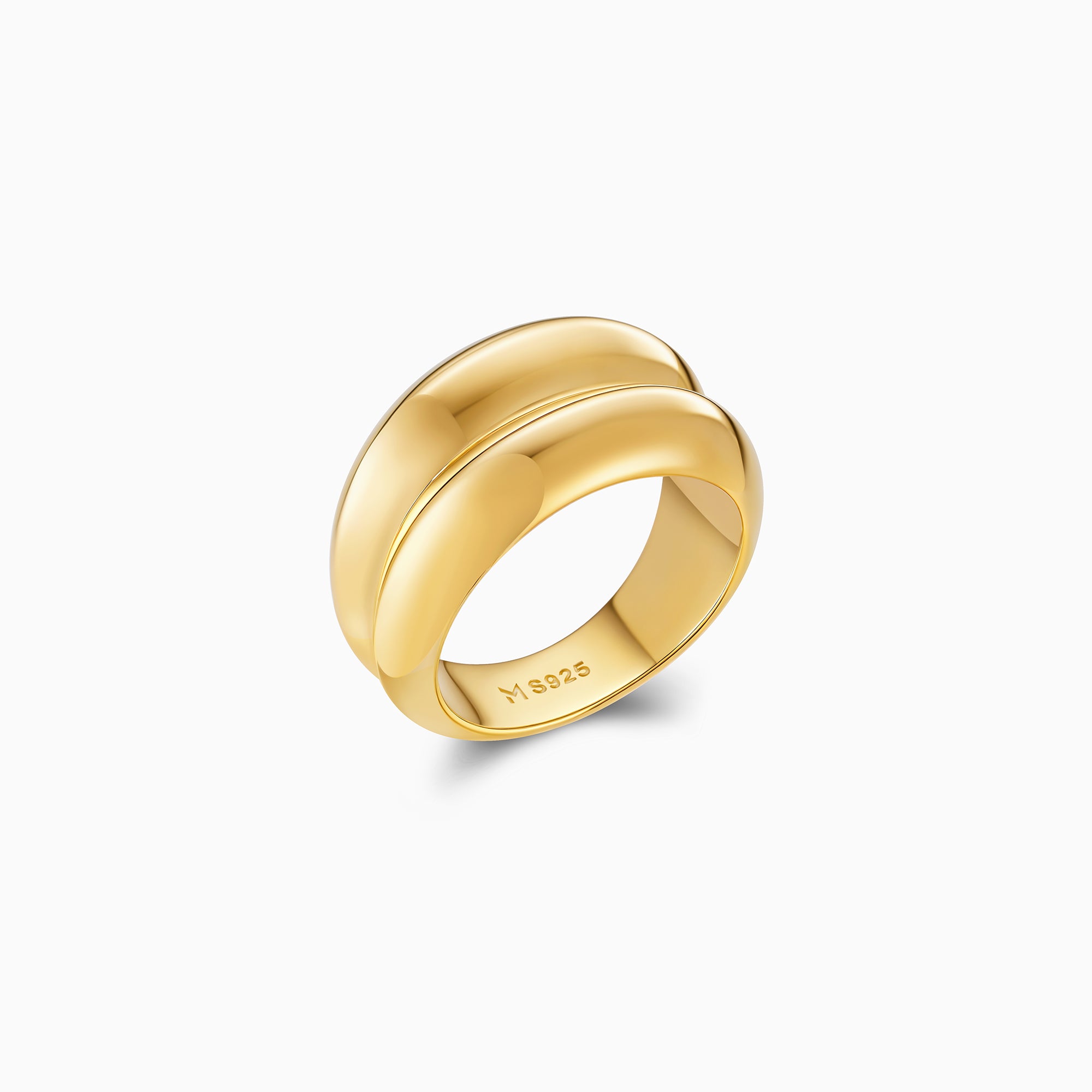 Double Ripple Ring