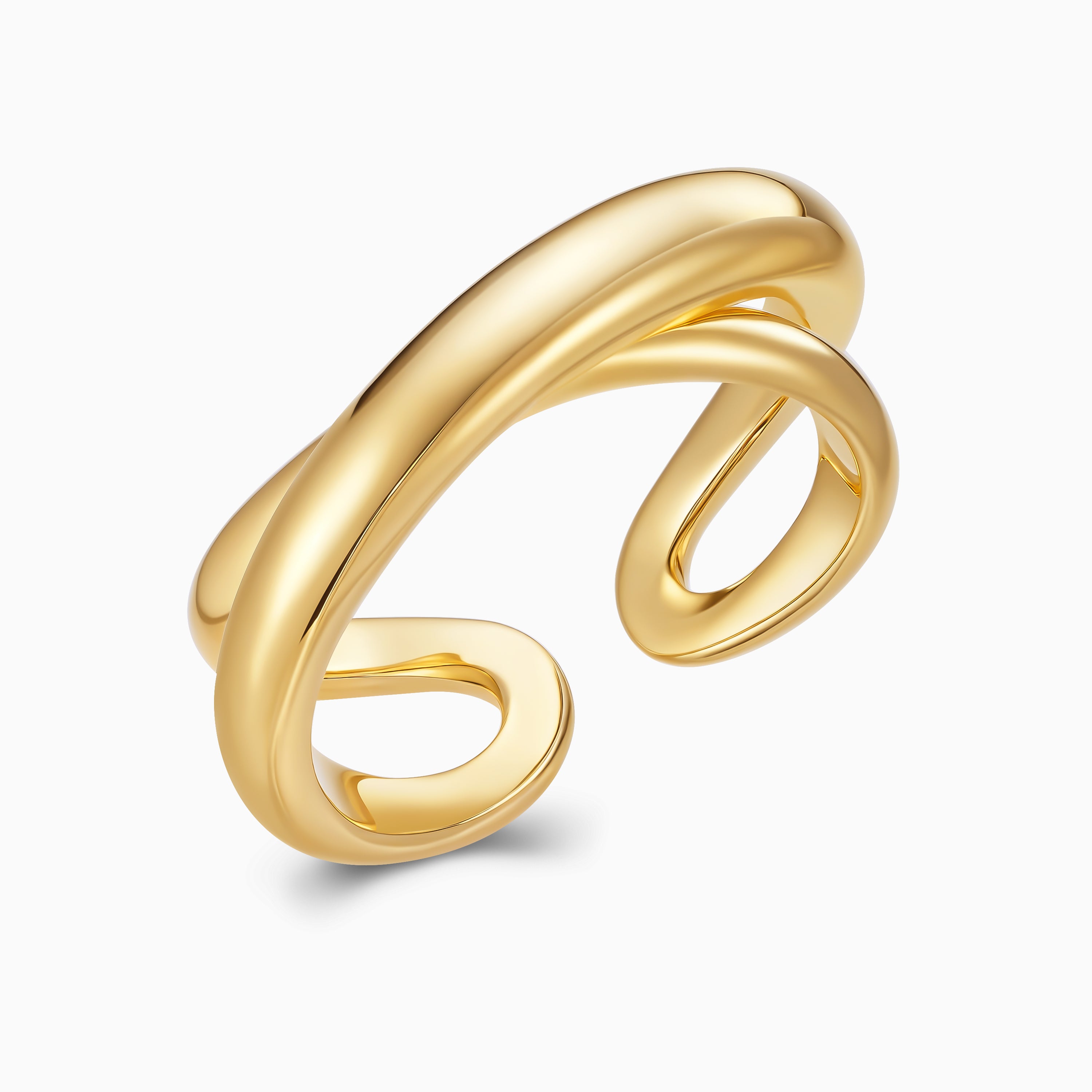 Intersecting Loop Ring
