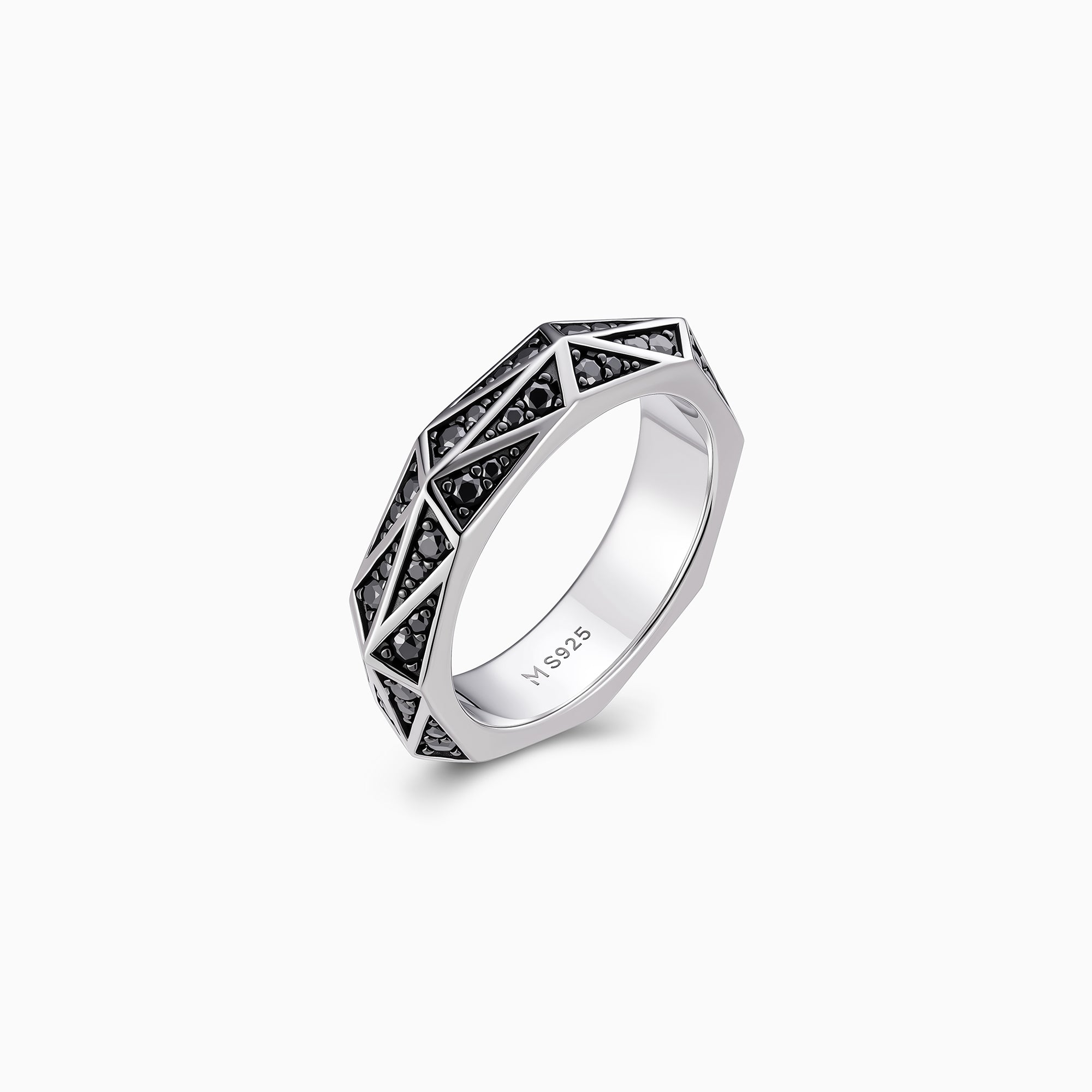 Faceted Pattern Ring