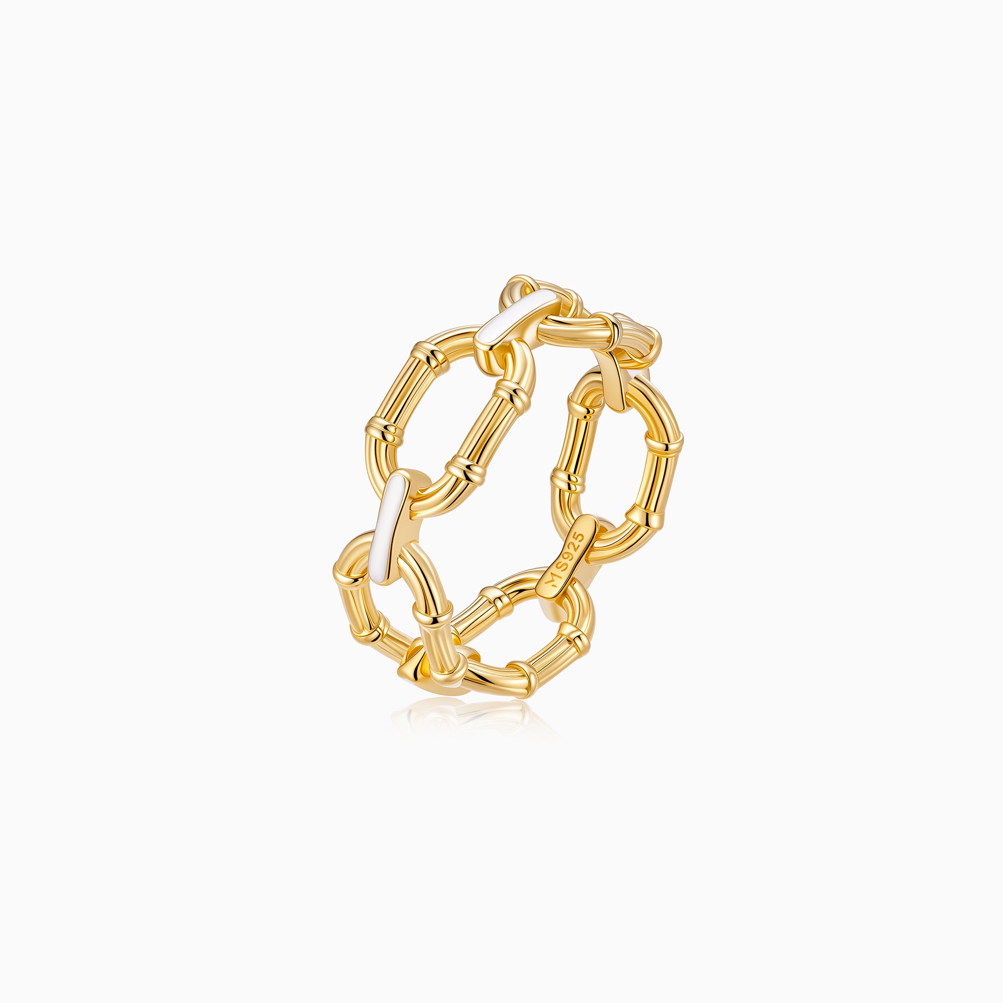Bamboo Link Ring