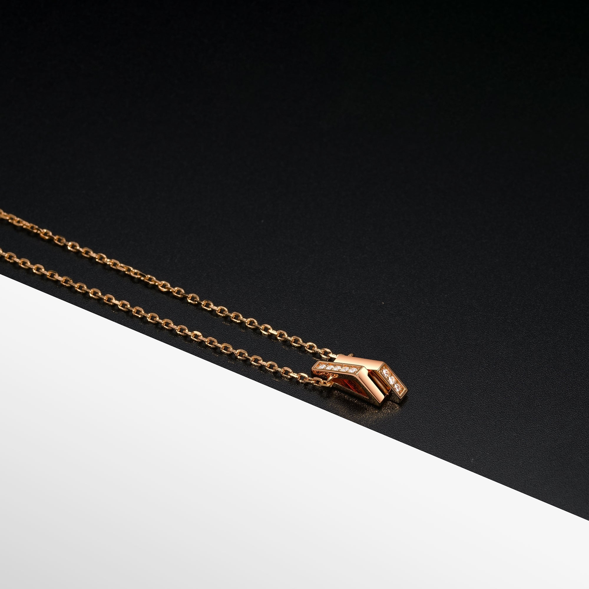 Double Mini Triangle Necklace