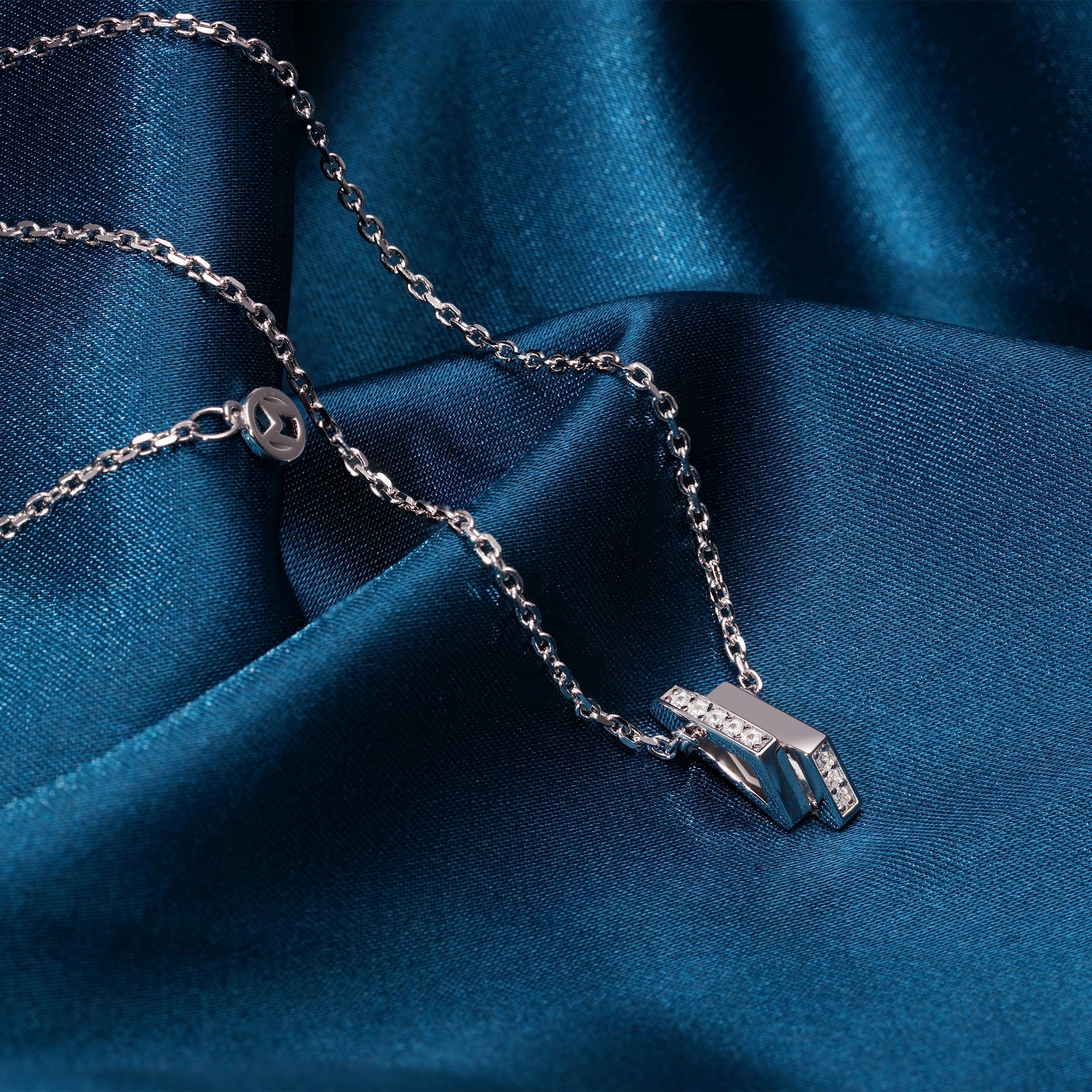 Double Mini Triangle Necklace