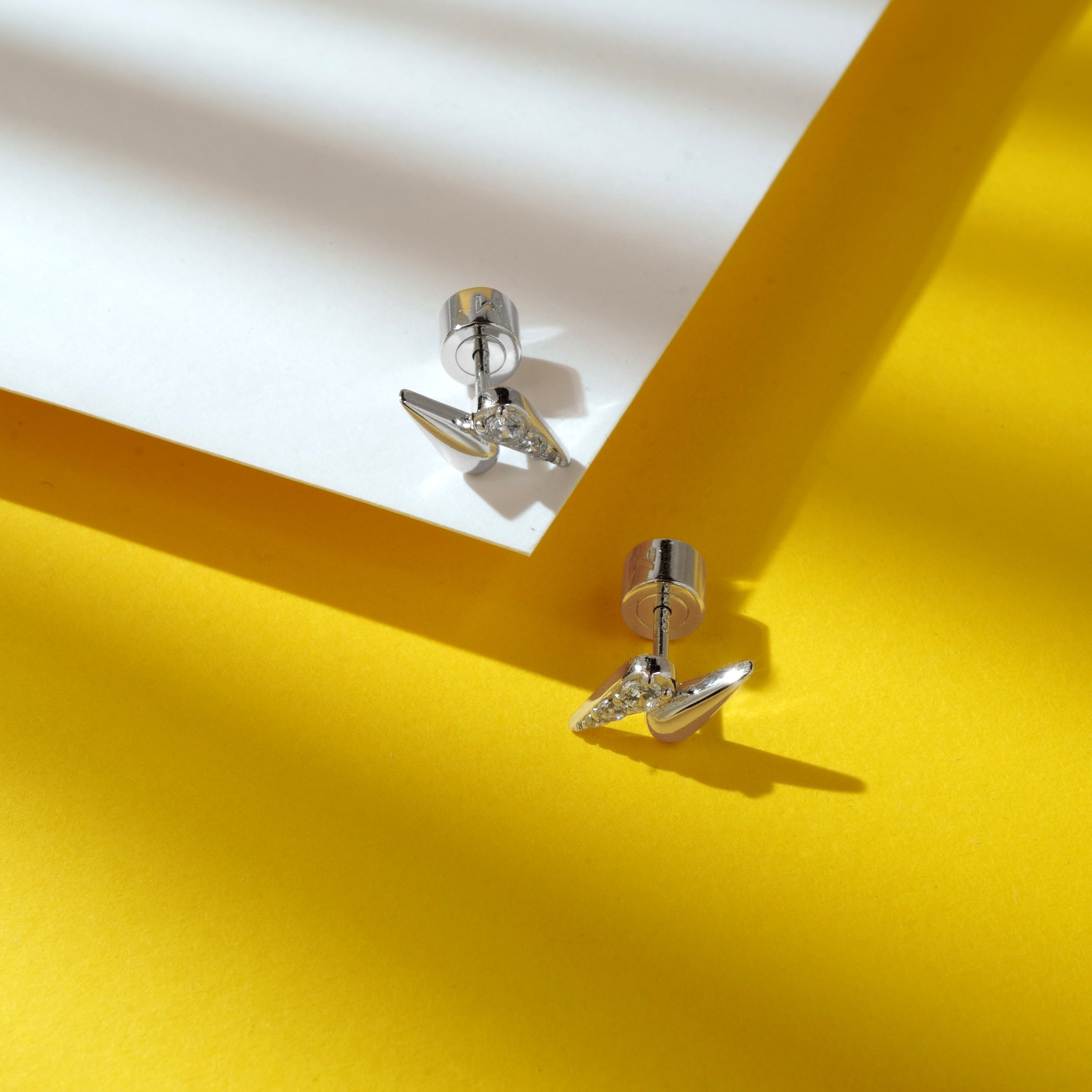 Double Waterdrop Stud Earrings
