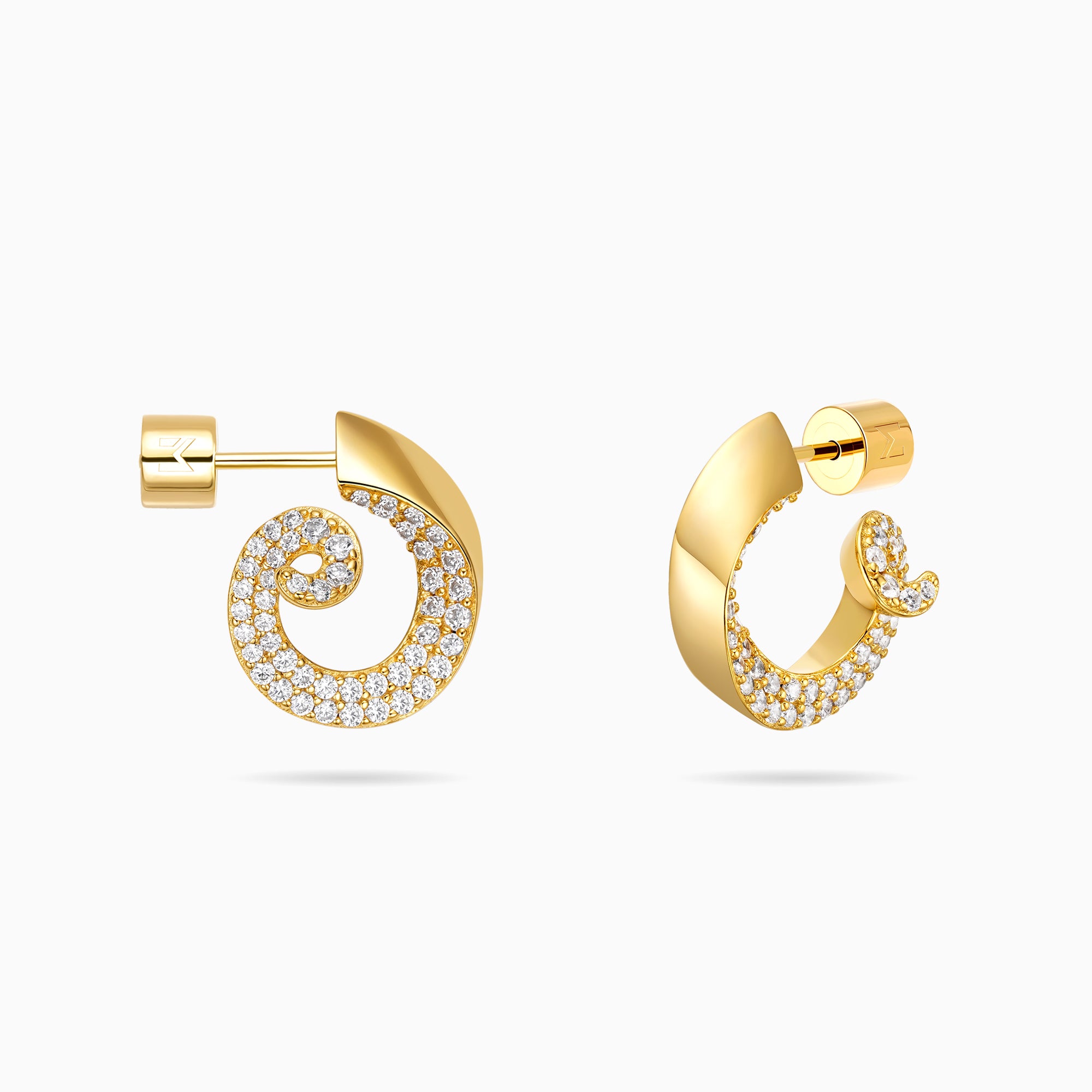 Twist and Spiral Earrings