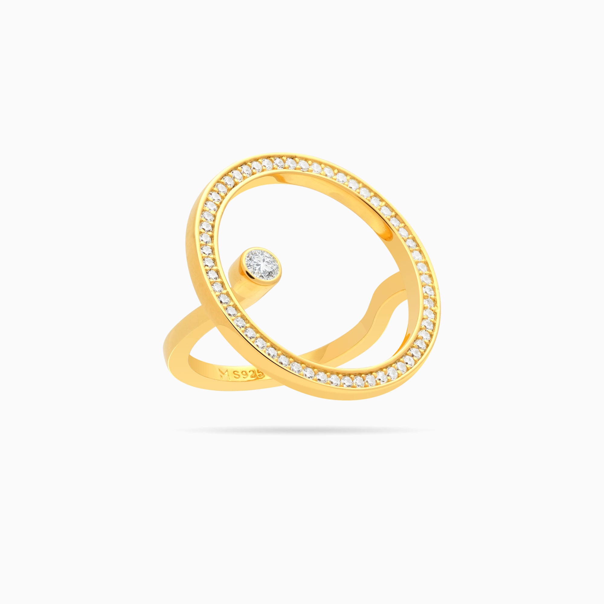 Large Open Circle Ring