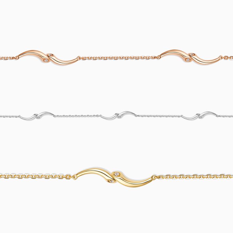 Multi Waterdrop Streak Necklace