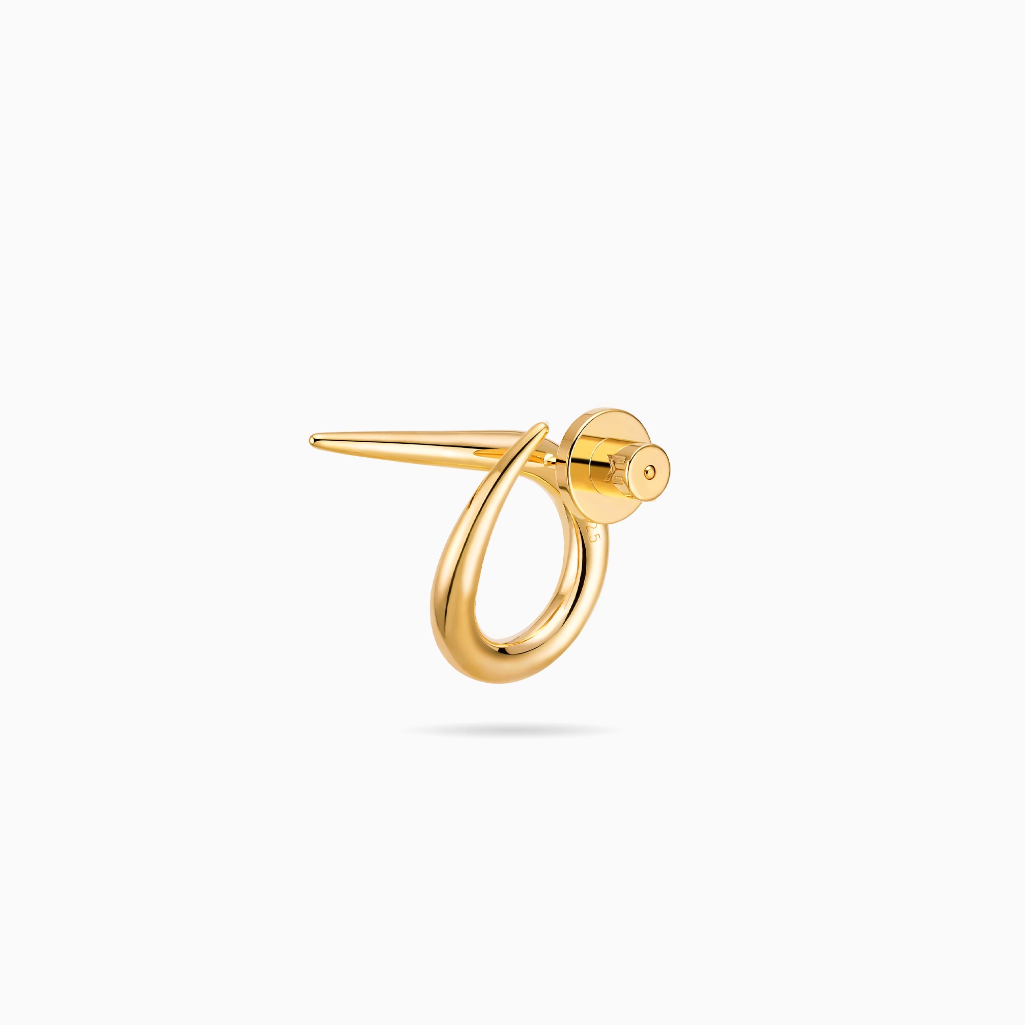 Open Twist Waterdrop Earrings
