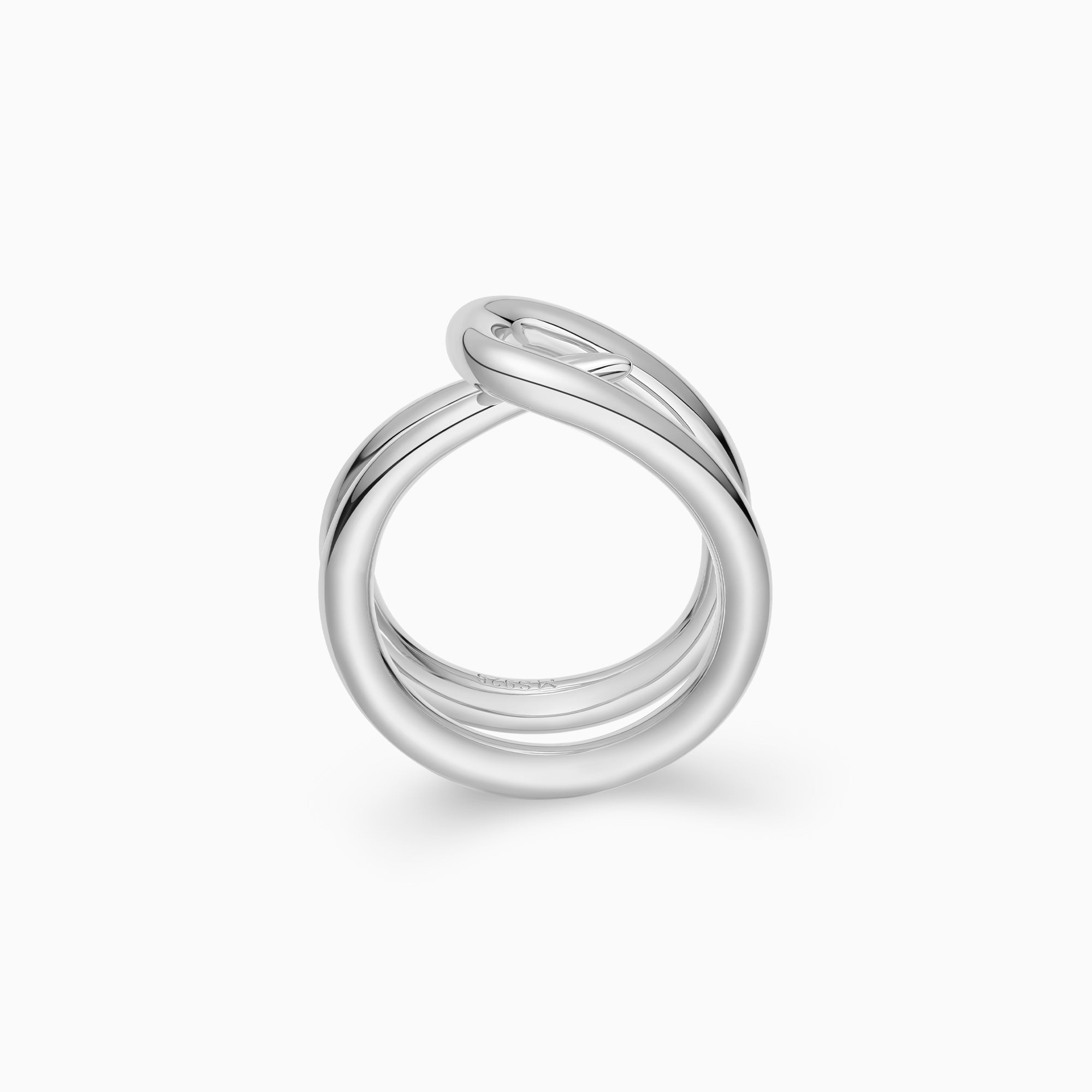 Pointed Double Band Ring