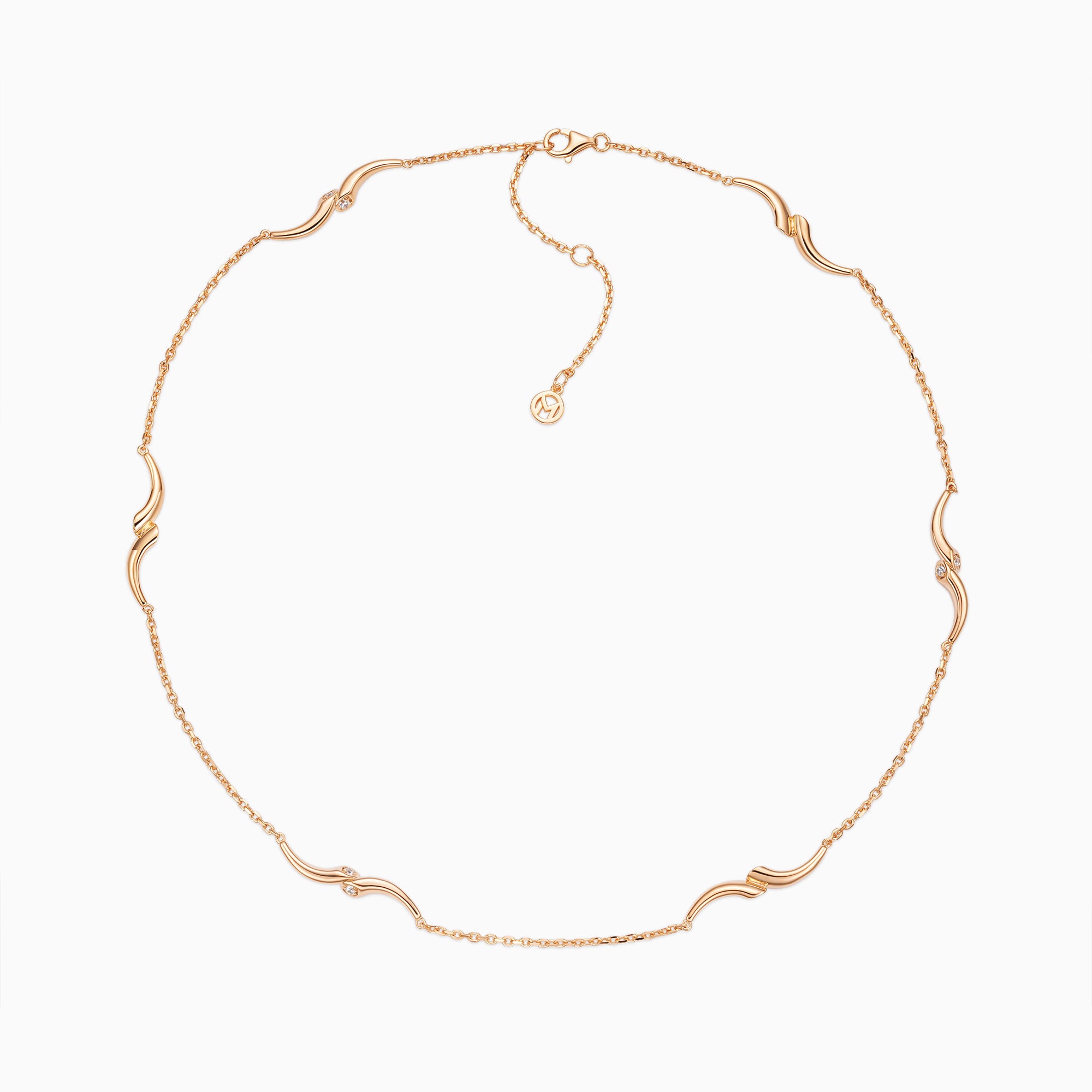 Multi Waterdrop Streak Necklace