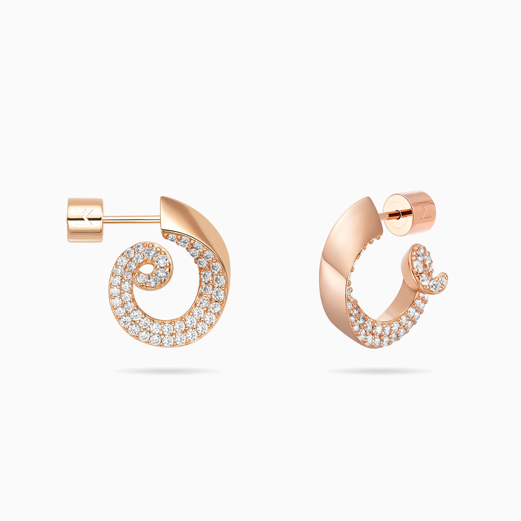 Twist and Spiral Earrings