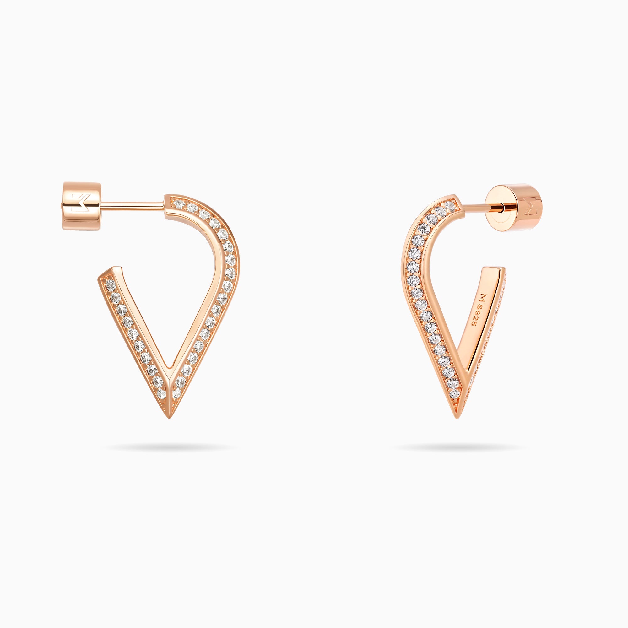Stylized Pointed Waterdrop Earrings