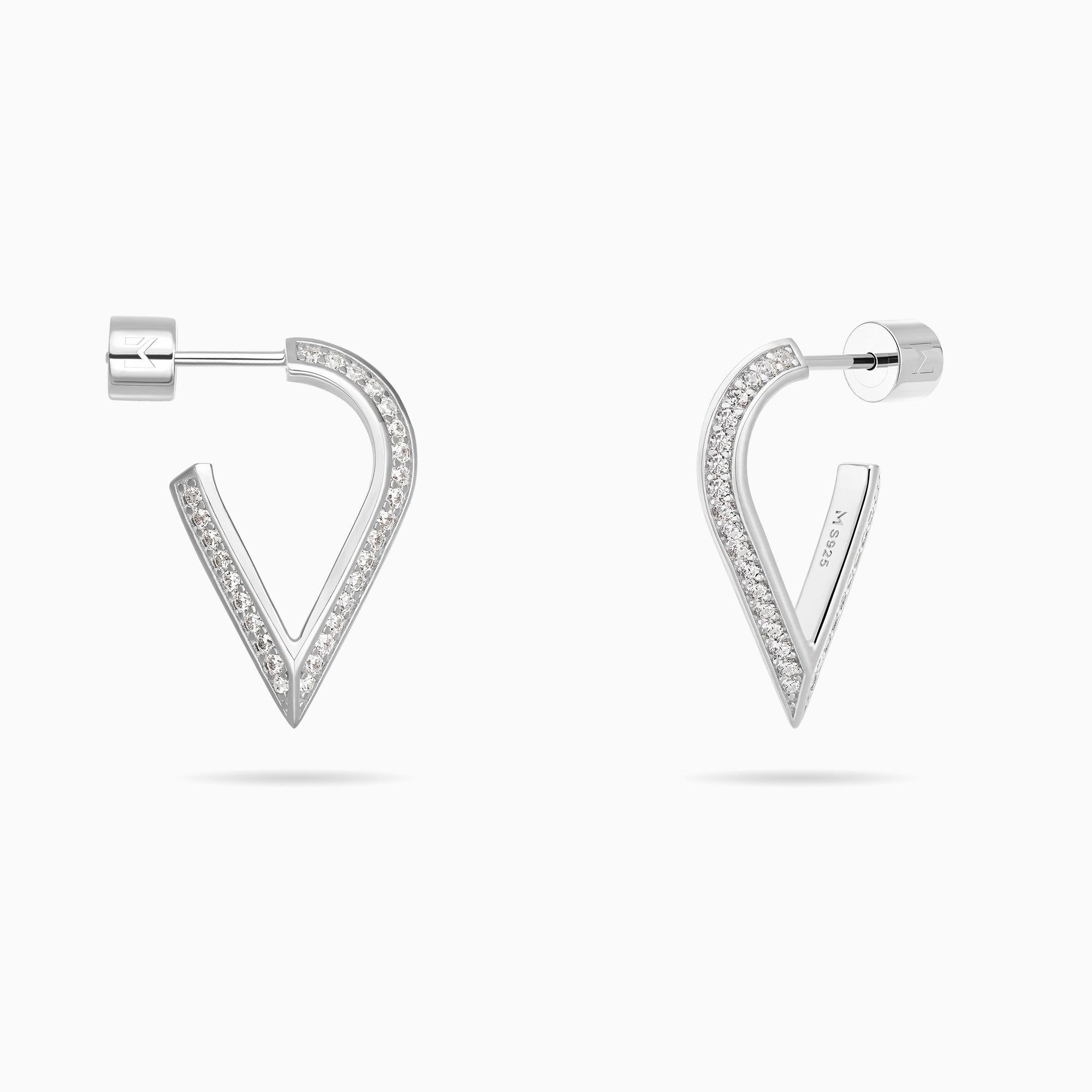 Stylized Pointed Waterdrop Earrings