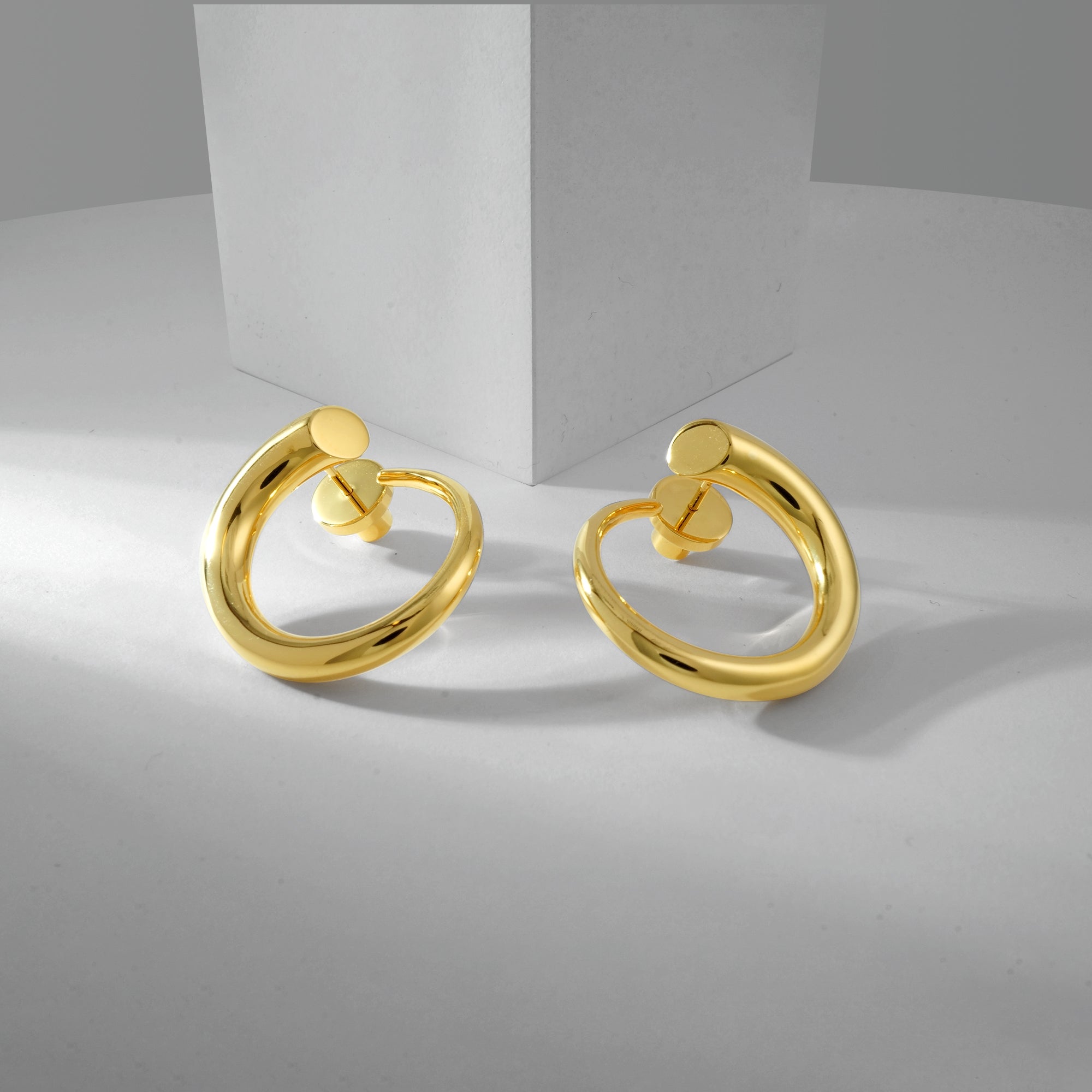 Graduated Hoop Earrings