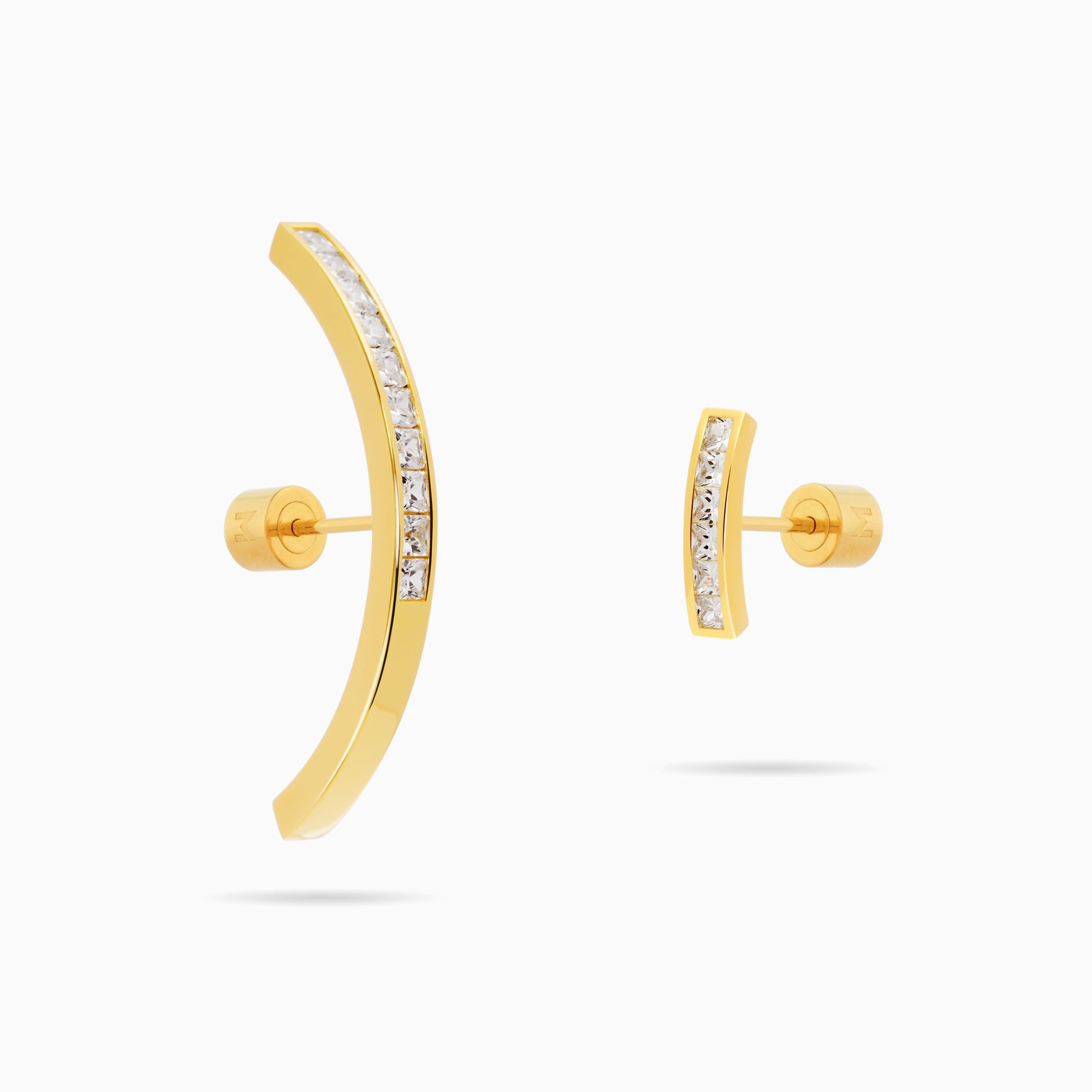 Mismatched Arc Earrings