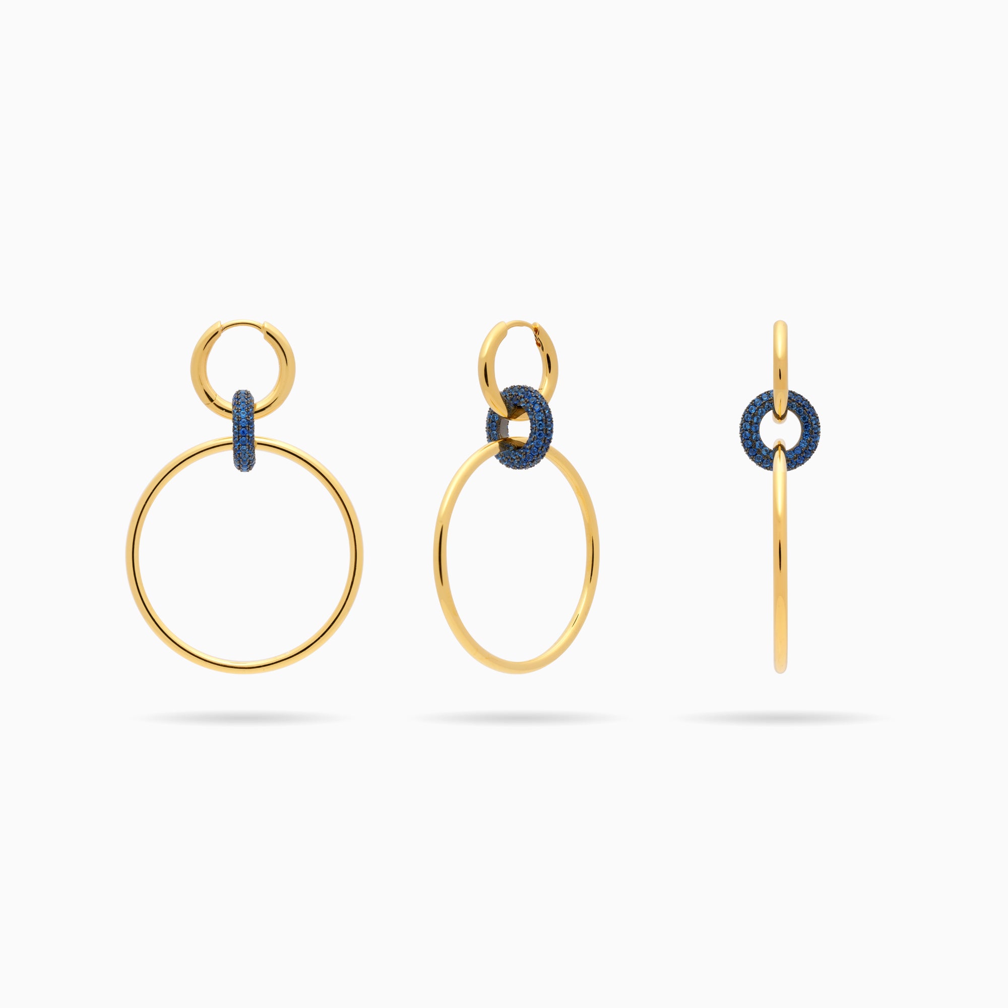 Large Hoop Link Earrings