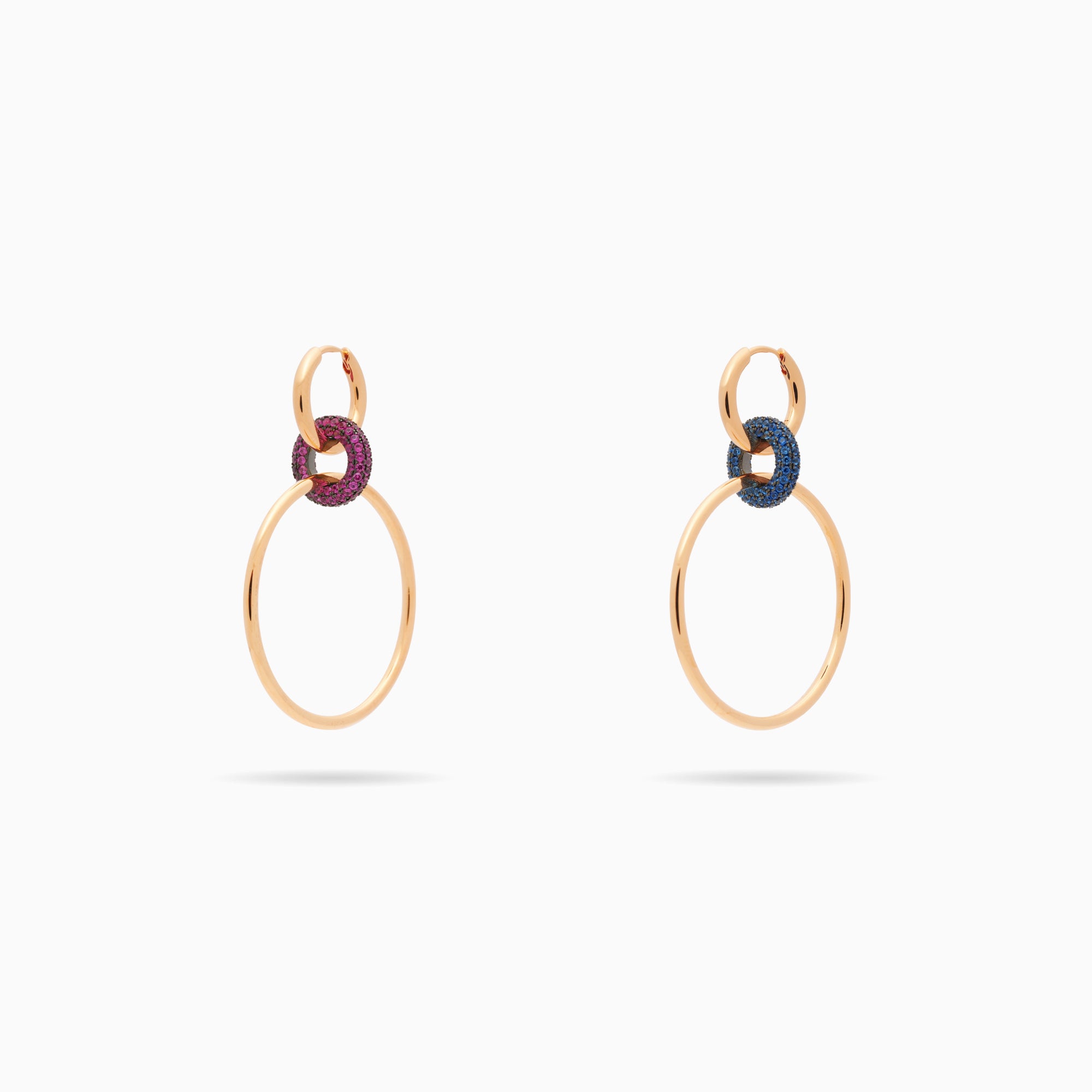 Large Hoop Link Earrings