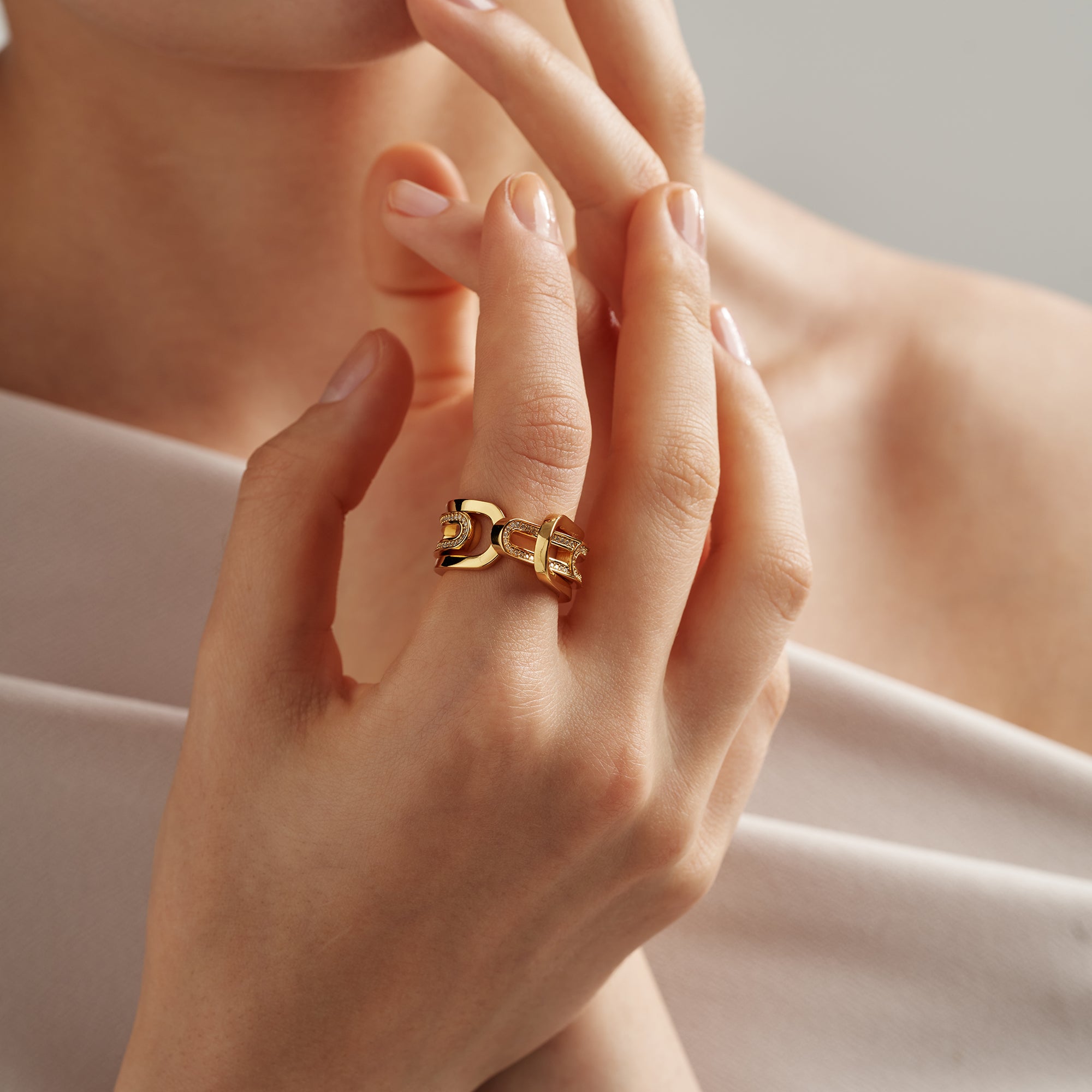 Budding Flower Ring Set