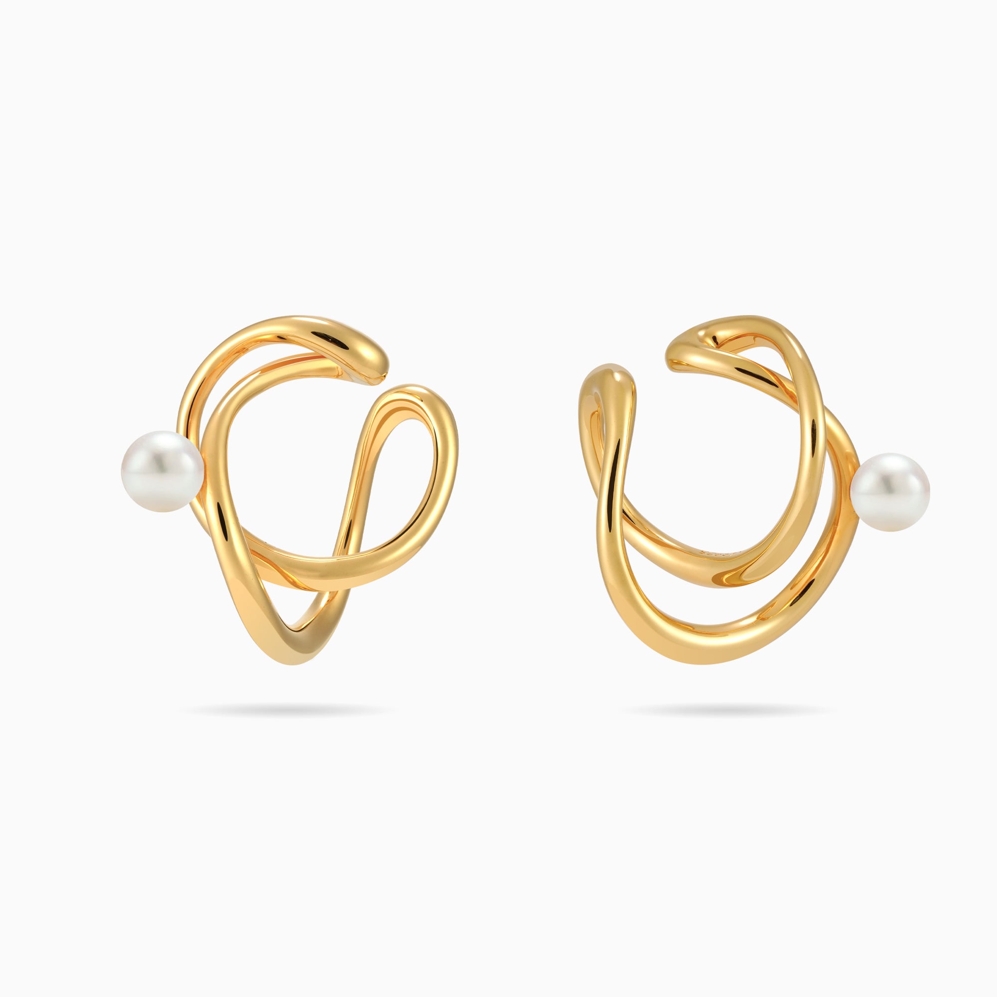 Infinity Pearl Ear Cuff