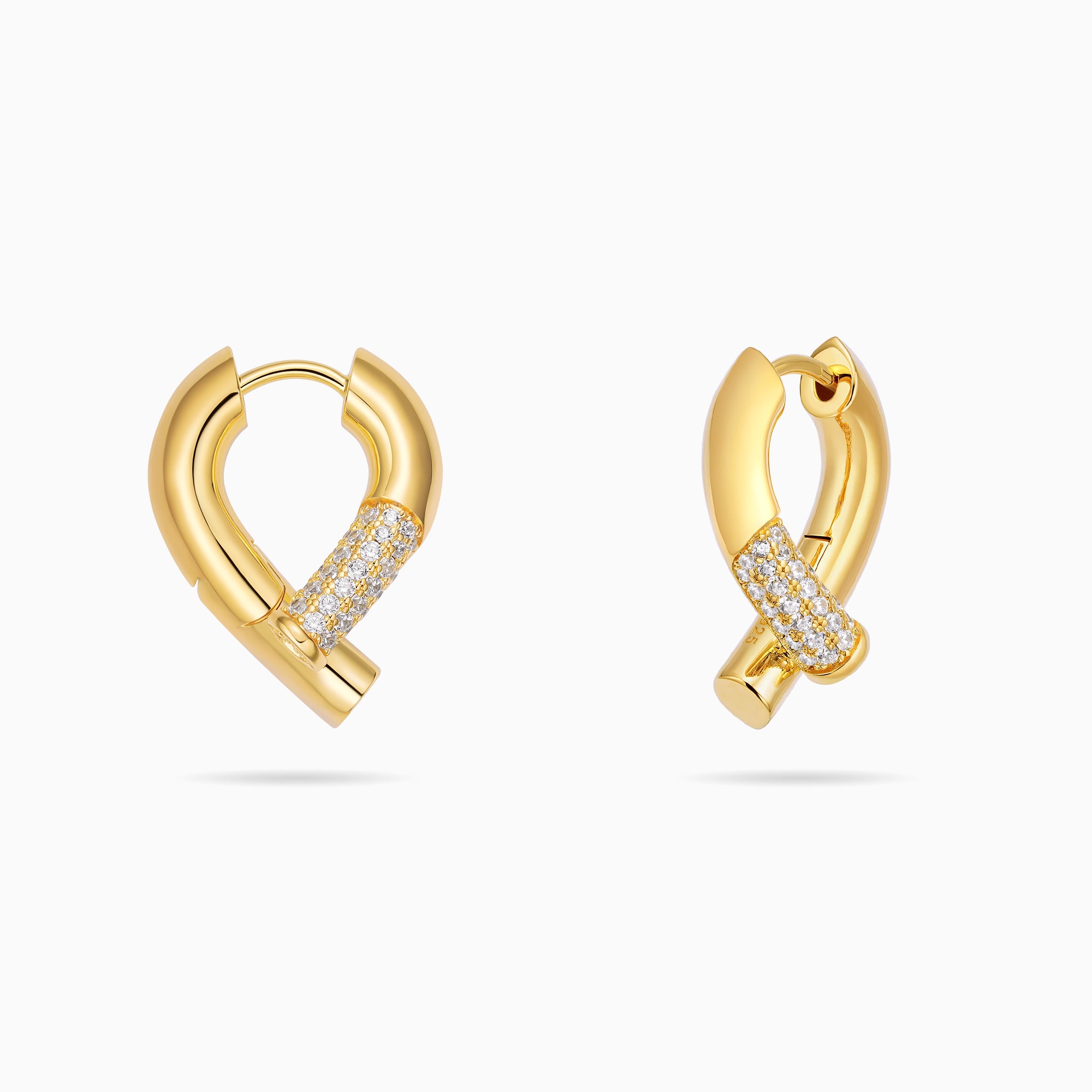Waterdrop Endless Hoop Earrings