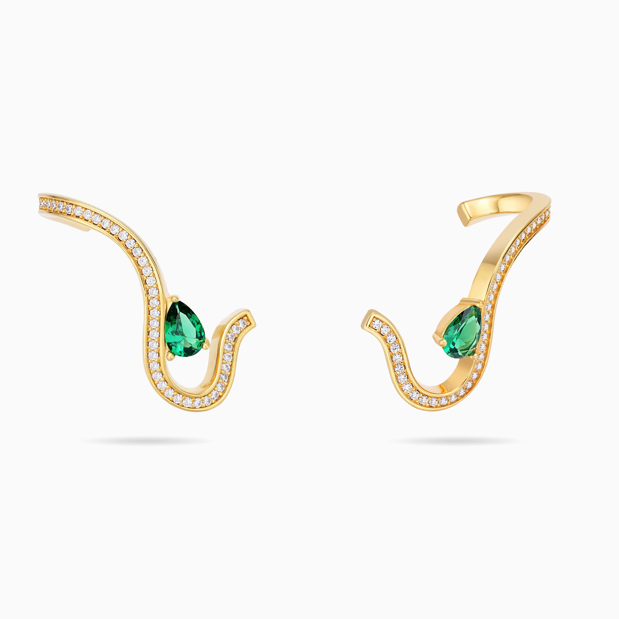Curved Ear Climbers