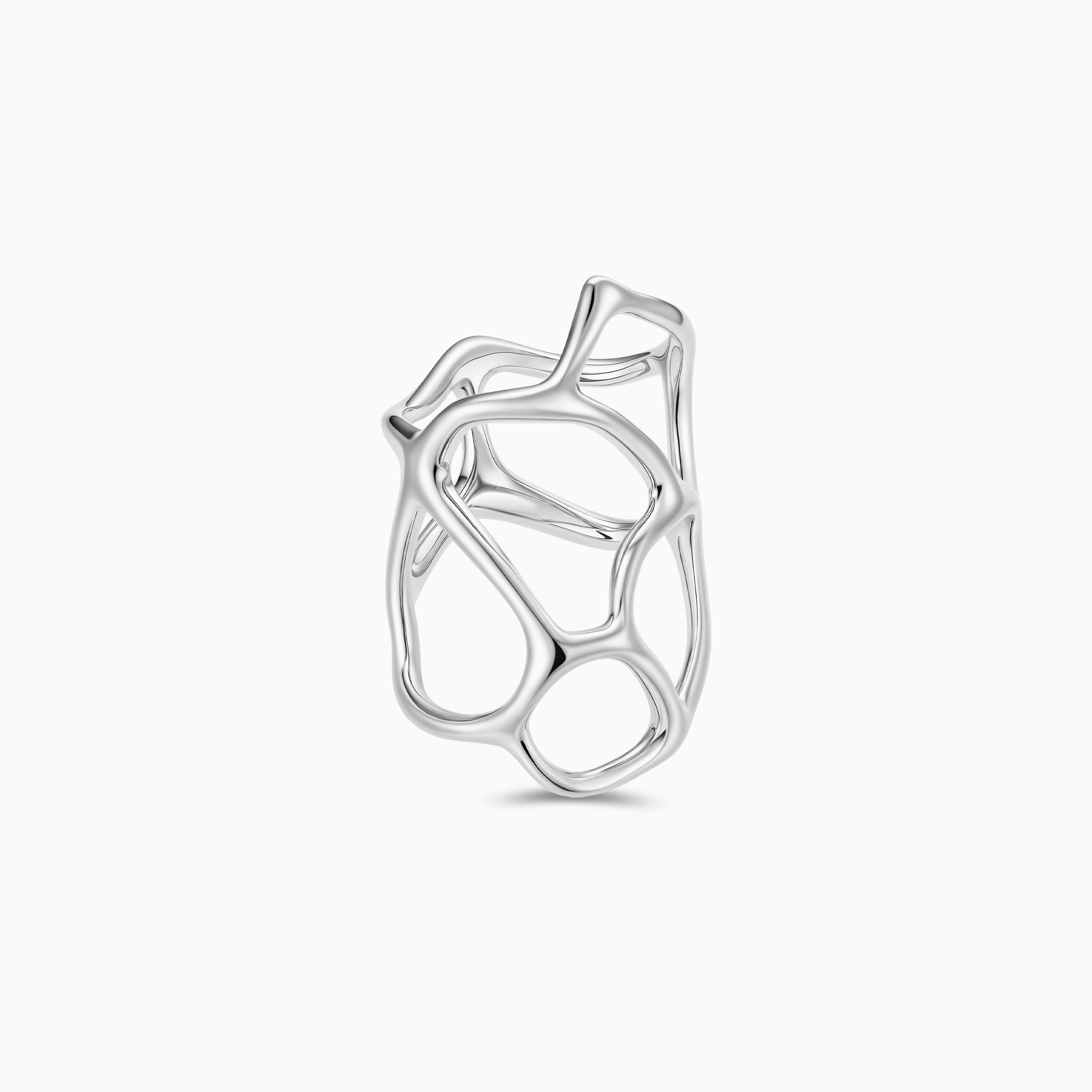 Intricate Mesh Ring