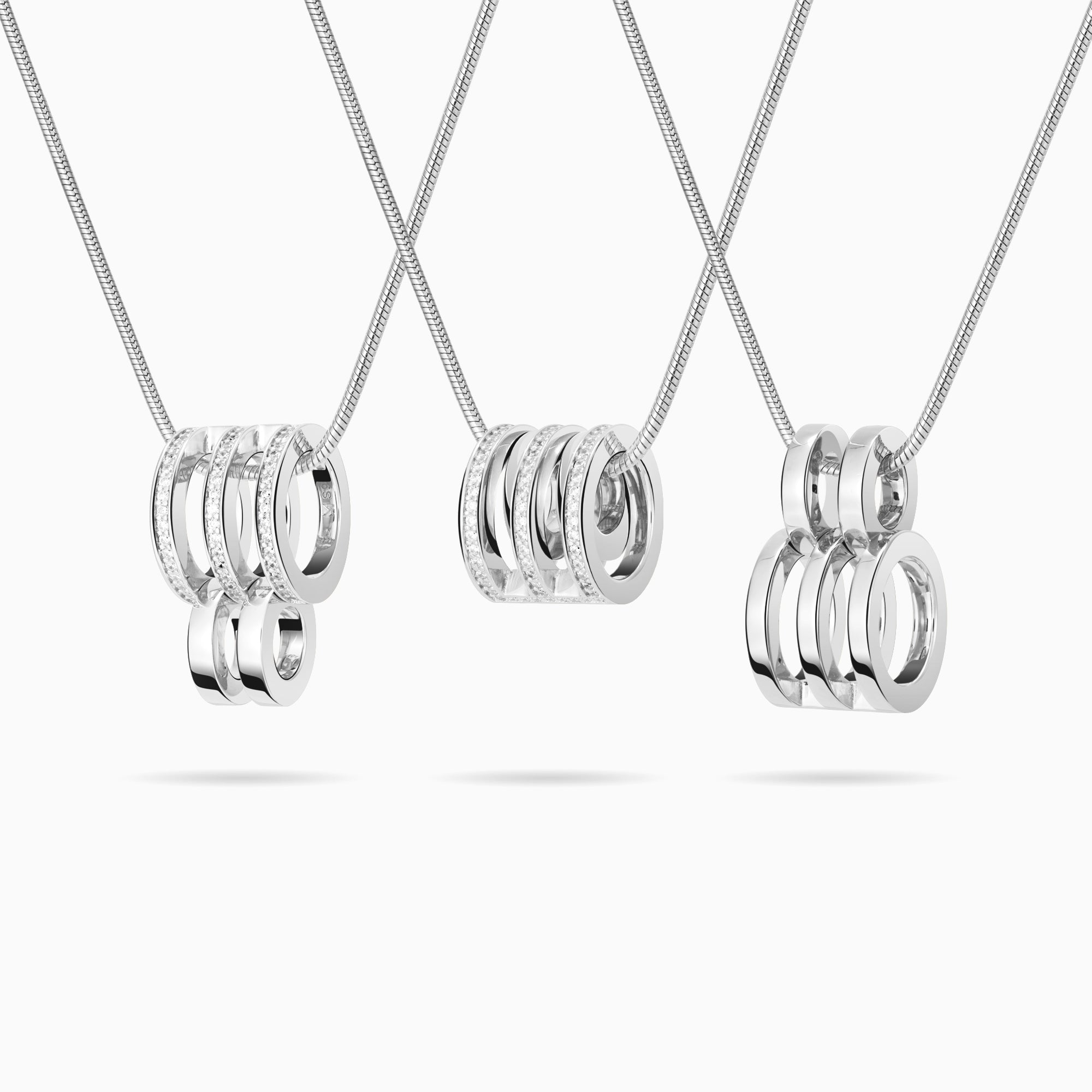 Kinetic Multi Hoop Necklace