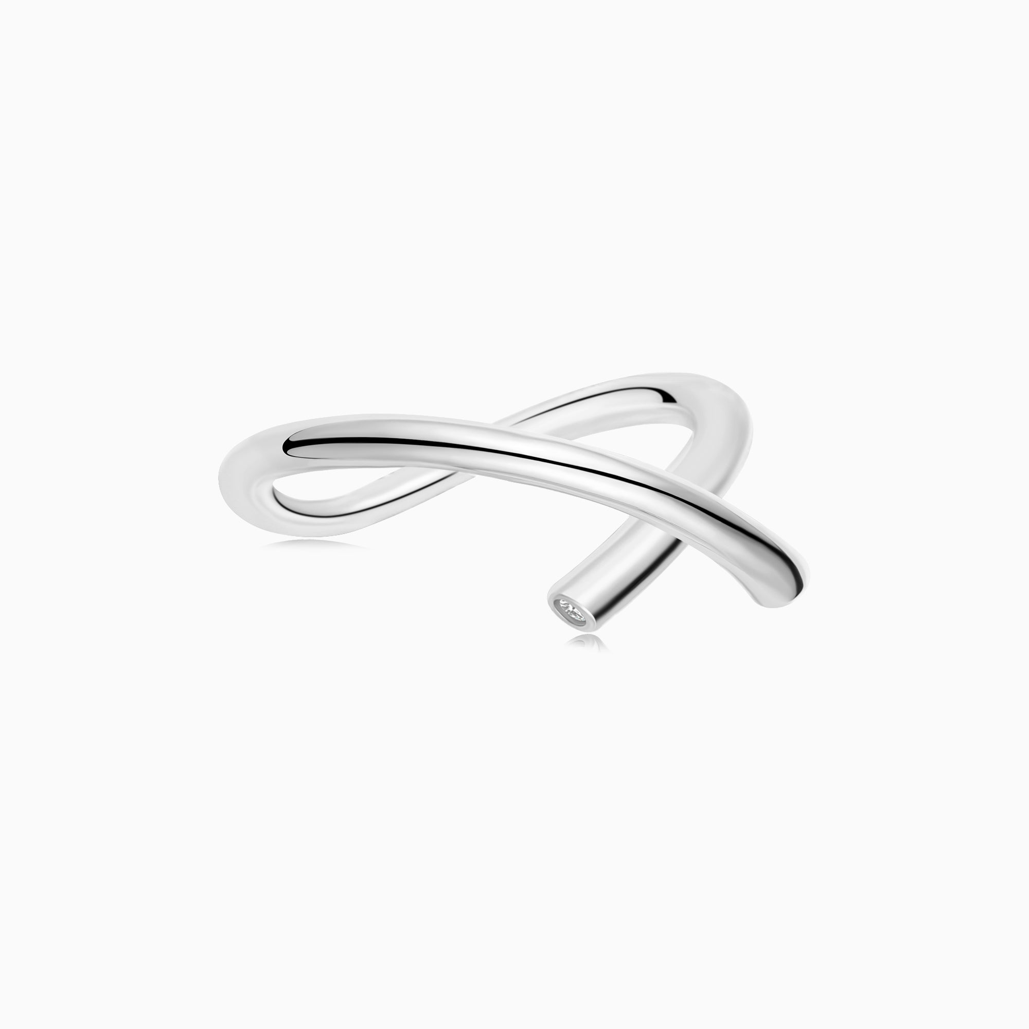 Abstract Embrace Ring